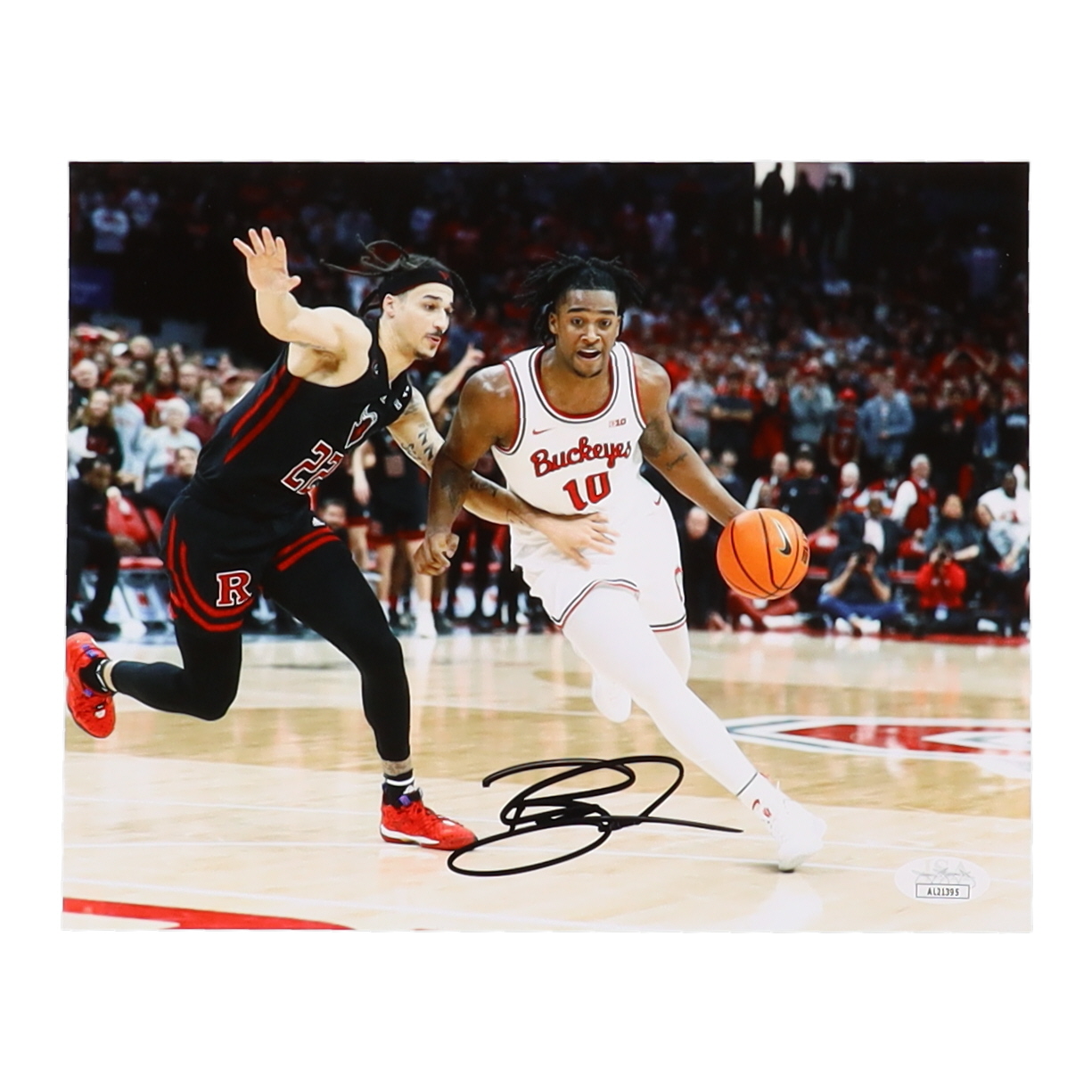 Brice Sensabaugh Signed Ohio State Buckeyes 8x10 Photo (JSA) at PristineAuction.com Brice Sensabaugh Signed Ohio State Buckeyes 8x10 Photo (JSA) at PristineAuction.com