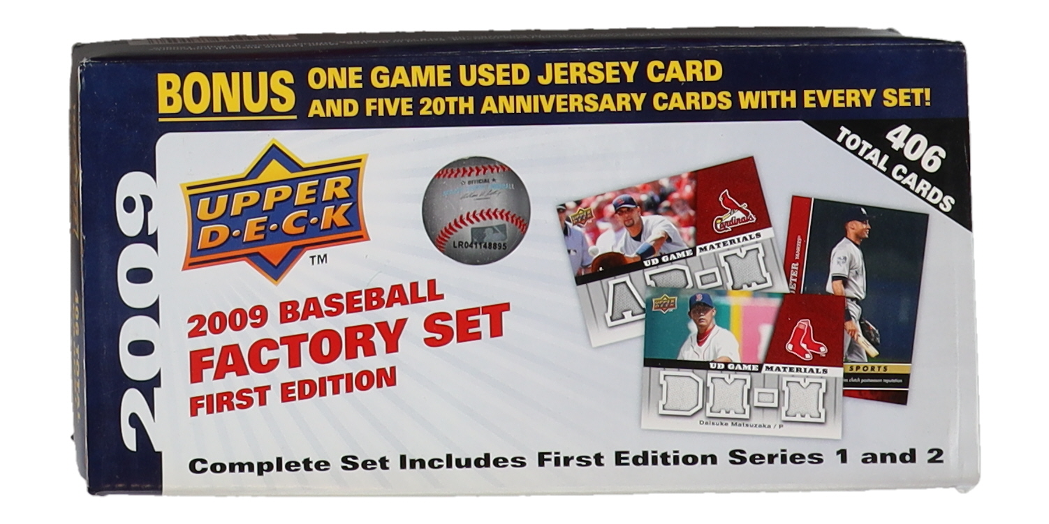 2009 Upper Deck Baseball First Edition Factory Set of (406) Cards at PristineAuction.com 2009 Upper Deck Baseball First Edition Factory Set of (406) Cards at PristineAuction.com