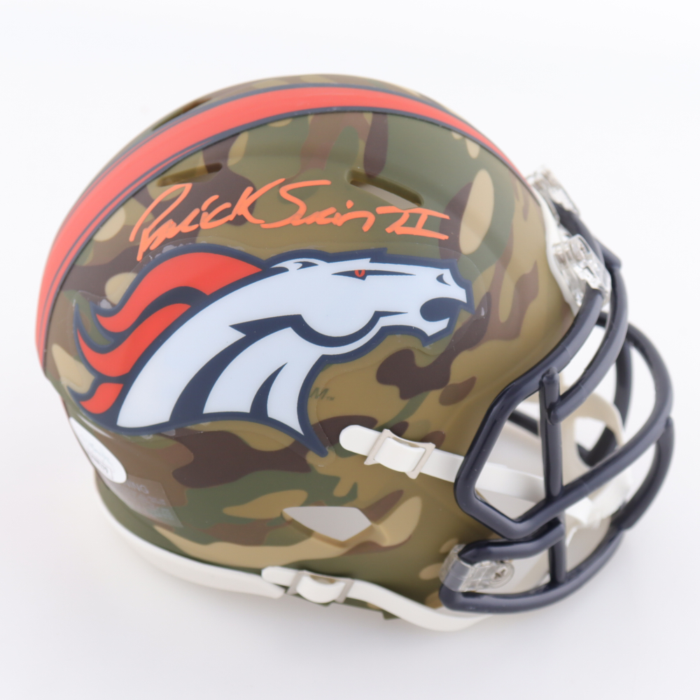 Patrick Surtain II Denver Broncos Speed Camo Helmet Signed — front