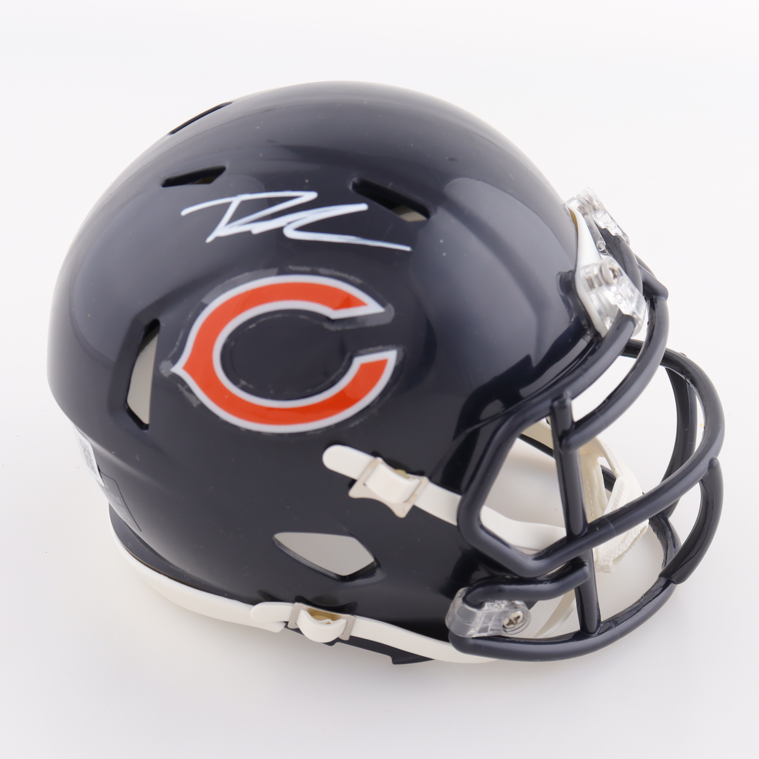 Roschon Johnson Signed Bears Speed Mini Helmet (Beckett) at PristineAuction.com Roschon Johnson Signed Bears Speed Mini Helmet (Beckett) at PristineAuction.com