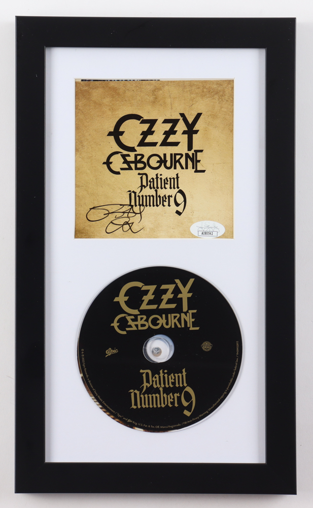 Ozzy Osbourne Signed "Patient Number 9" Custom Framed CD Album Cover Display (JSA) at PristineAuction.com Ozzy Osbourne Signed "Patient Number 9" Custom Framed CD Album Cover Display (JSA) at PristineAuction.com