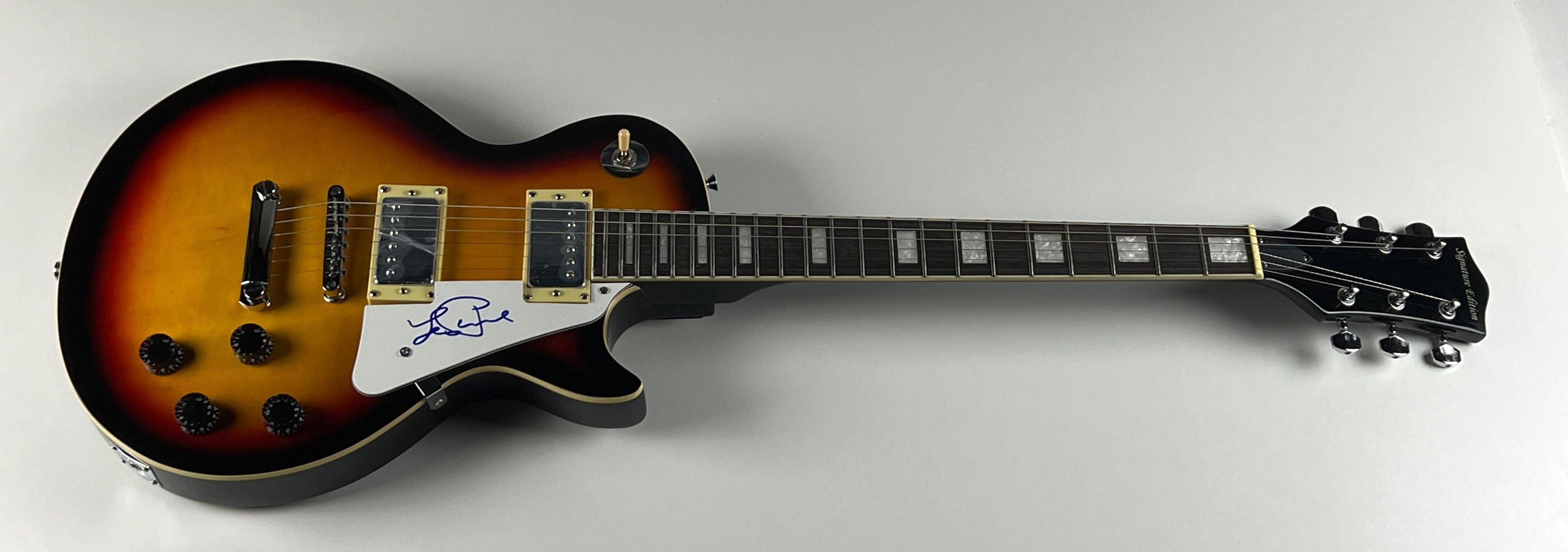 Les Paul Signed 39" Electric Guitar (JSA) at PristineAuction.com Les Paul Signed 39" Electric Guitar (JSA) at PristineAuction.com