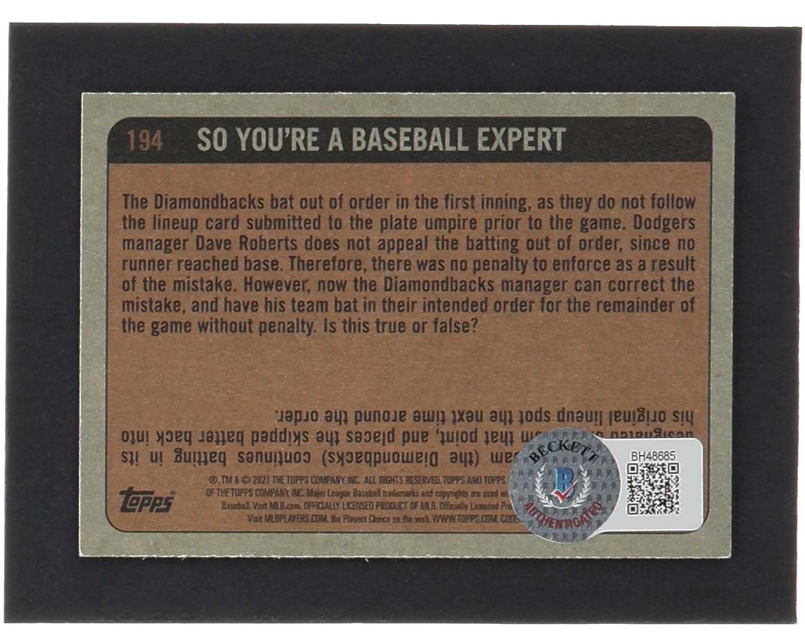 Vladimir Guerrero Jr. Signed 2021 Topps Heritage #194 IA (Beckett) at PristineAuction.com Vladimir Guerrero Jr. Signed 2021 Topps Heritage #194 IA (Beckett) at PristineAuction.com