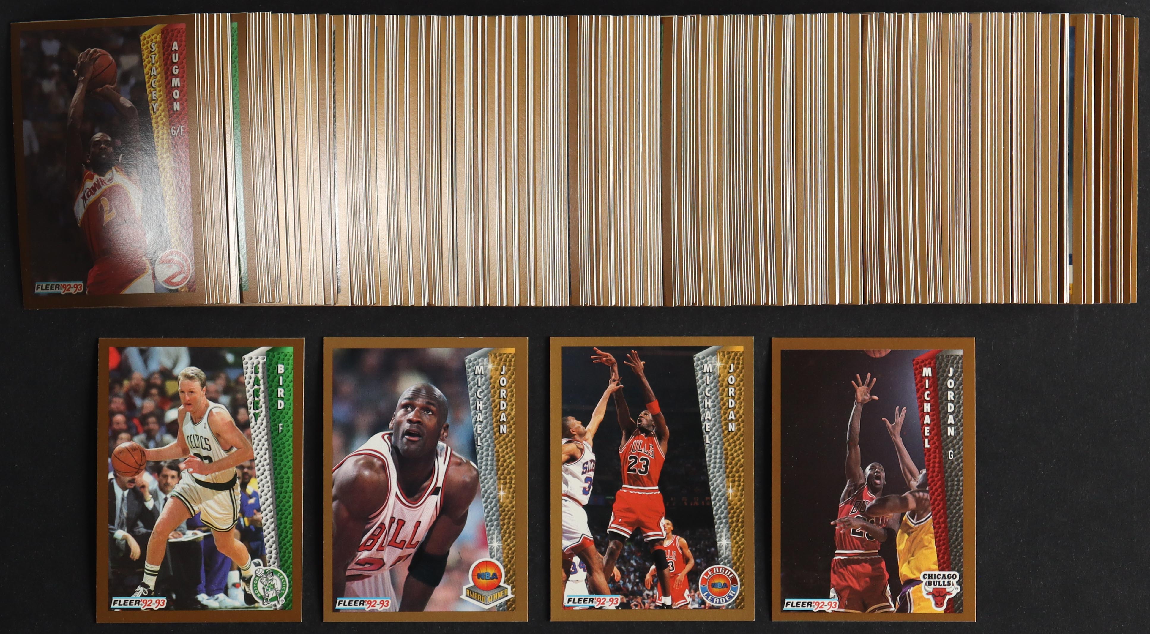 1992-93 Fleer Basketball Series I Complete Set of (264) Cards Including Michael Jordan #238, Michael Jordan #32, Larry Bird #11, Michael Jordan #246 at PristineAuction.com 1992-93 Fleer Basketball Series I Complete Set of (264) Cards Including Michael Jordan #238, Michael Jordan #32, Larry Bird #11, Michael Jordan #246 at PristineAuction.com