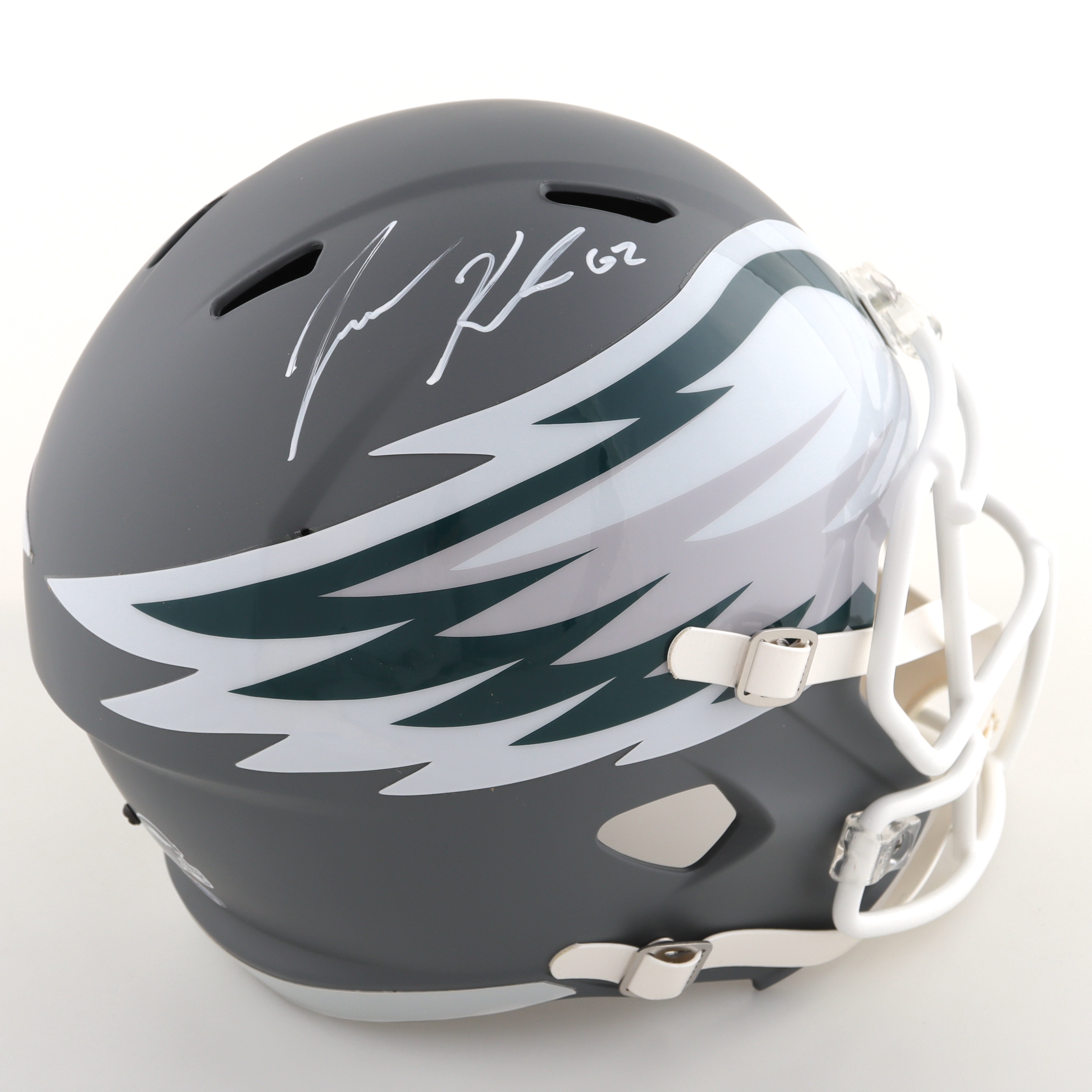 Jason Kelce Signed Eagles Full-Size AMP Alternate Speed Helmet (PSA) at PristineAuction.com Jason Kelce Signed Eagles Full-Size AMP Alternate Speed Helmet (PSA) at PristineAuction.com