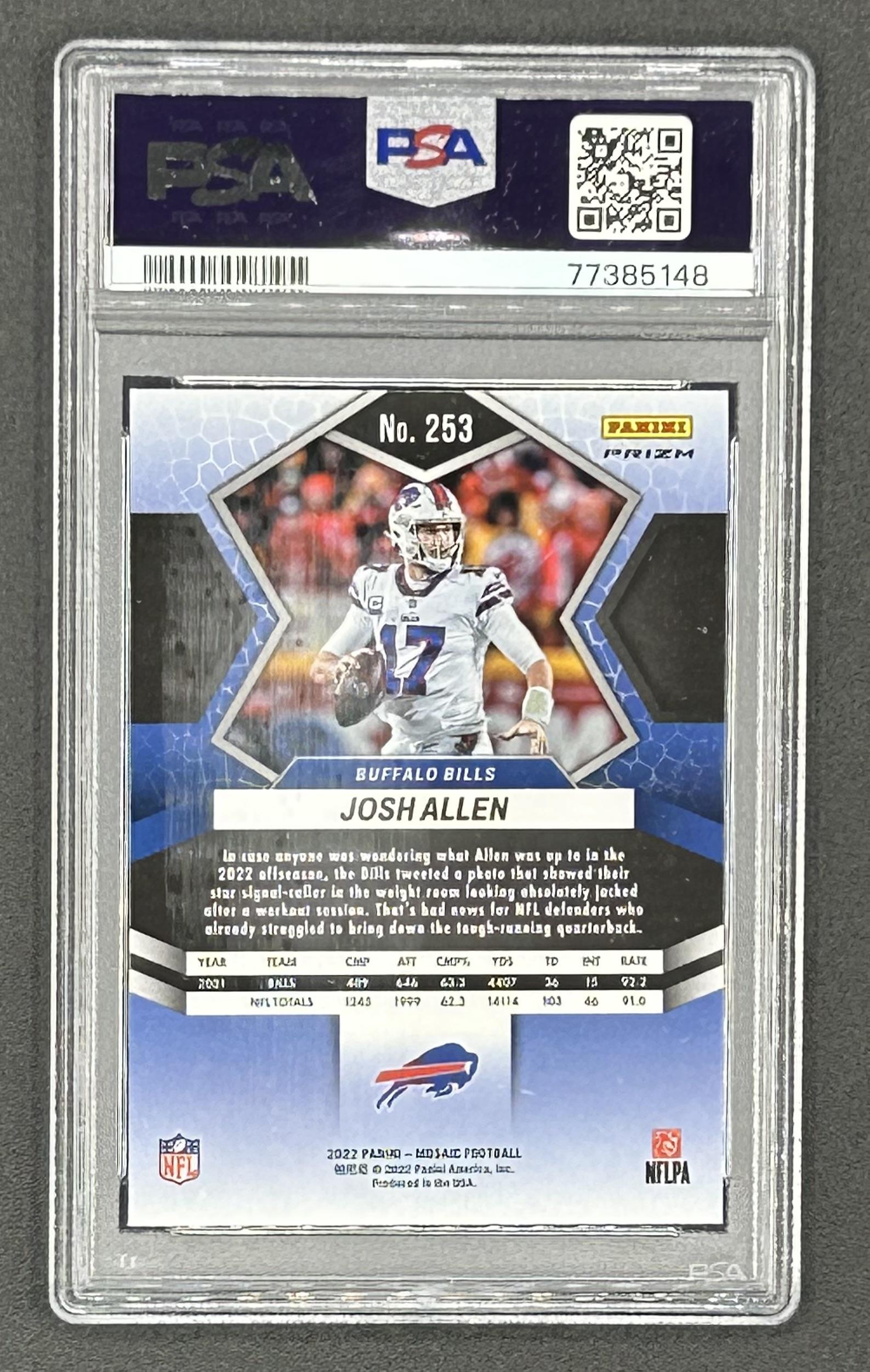 Josh Allen 2022 Panini Mosaic Mosaic #253 NP (PSA 10) at PristineAuction.com Josh Allen 2022 Panini Mosaic Mosaic #253 NP (PSA 10) at PristineAuction.com