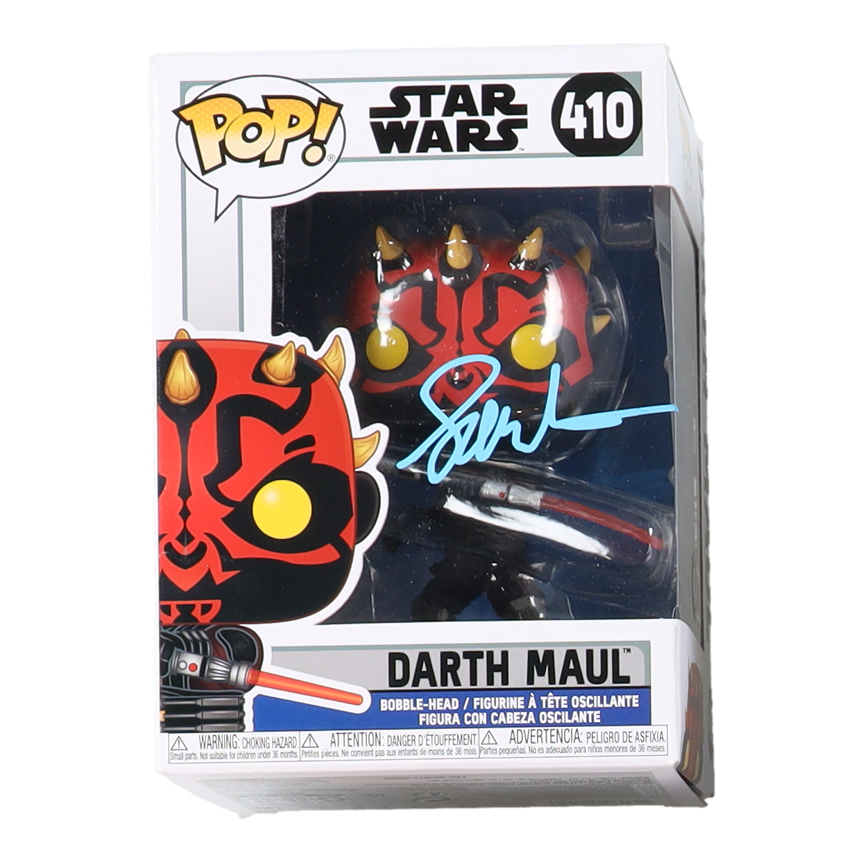 Sam Witwer Signed "Star Wars" #410 Darth Maul Funko Pop! Vinyl Figure (Beckett) at PristineAuction.com Sam Witwer Signed "Star Wars" #410 Darth Maul Funko Pop! Vinyl Figure (Beckett) at PristineAuction.com