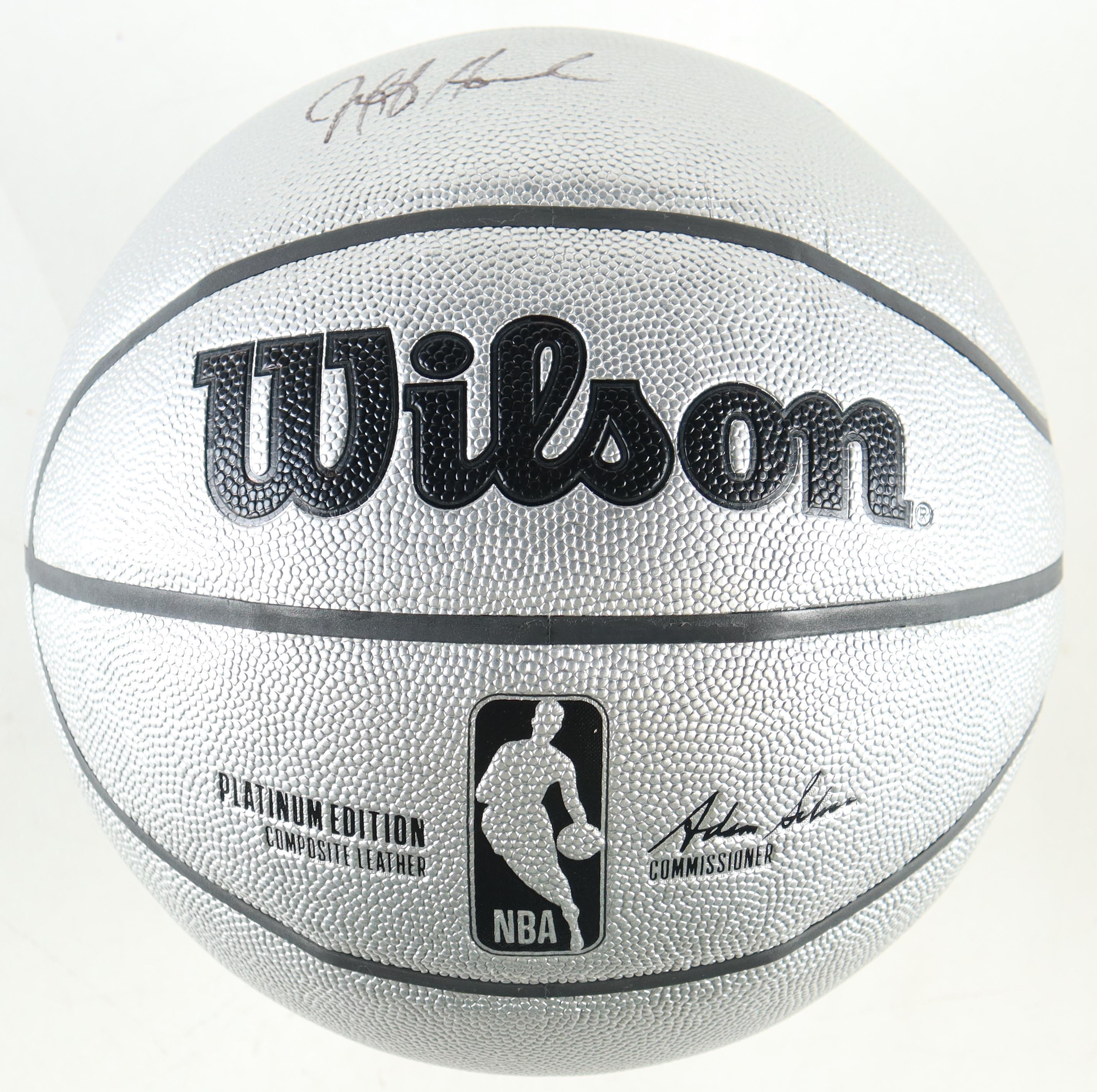 Jeff Hornacek Signed NBA Platinum Edition Basketball (Beckett) at PristineAuction.com Jeff Hornacek Signed NBA Platinum Edition Basketball (Beckett) at PristineAuction.com