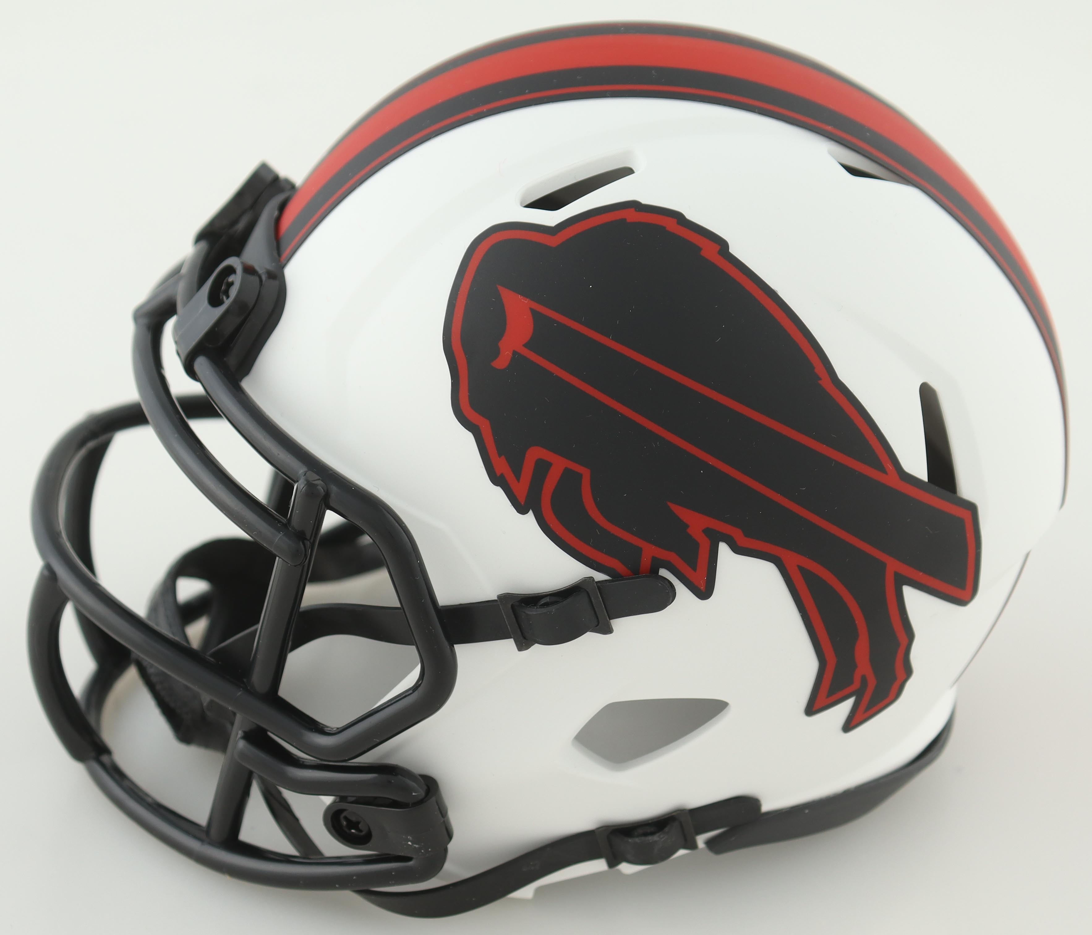 Willis McGahee Signed Bills Lunar Eclipse Alternate Speed Mini Helmet Inscribed "Bills Mafia!!" (JSA) at PristineAuction.com Willis McGahee Signed Bills Lunar Eclipse Alternate Speed Mini Helmet Inscribed "Bills Mafia!!" (JSA) at PristineAuction.com