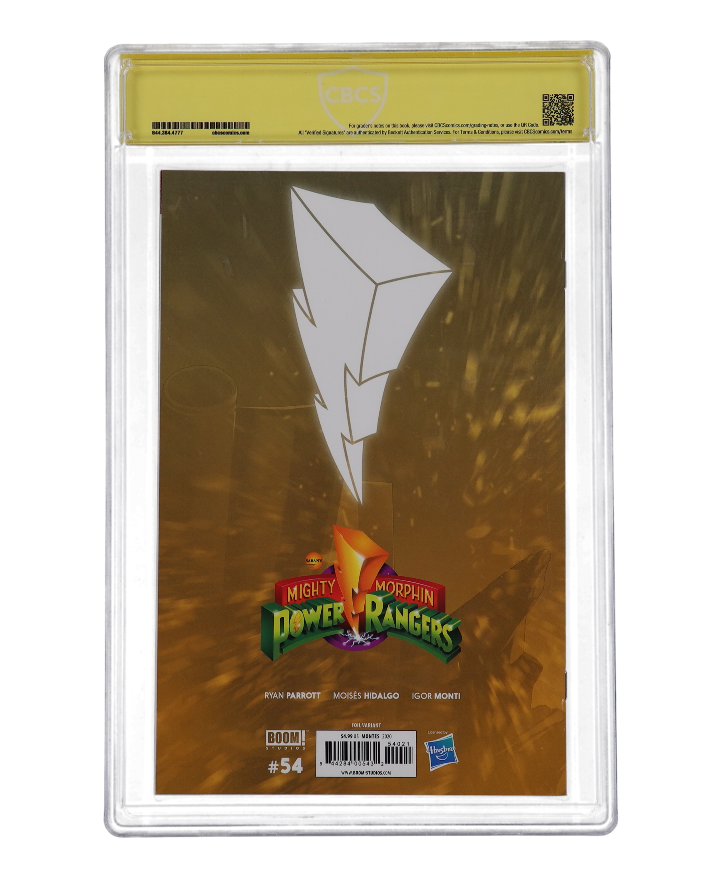 Jason David Frank Signed 2020 "Mighty Morphin Power Rangers" Issue #54 Boom! Studios Comic Book Inscribed "Lord Drakkon" (CBCS) at PristineAuction.com Jason David Frank Signed 2020 "Mighty Morphin Power Rangers" Issue #54 Boom! Studios Comic Book Inscribed "Lord Drakkon" (CBCS) at PristineAuction.com