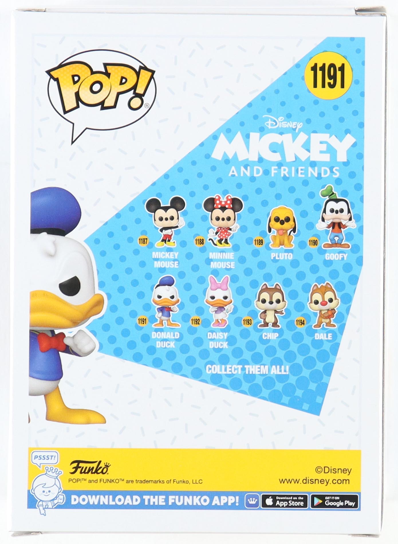 Daniel Ross Signed "Mickey And Friends" #1191 Funko Pop! Vinyl Figure Inscribed "Donald Duck" & "Oh Boy Oh Boy!" (JSA) at PristineAuction.com Daniel Ross Signed "Mickey And Friends" #1191 Funko Pop! Vinyl Figure Inscribed "Donald Duck" & "Oh Boy Oh Boy!" (JSA) at PristineAuction.com