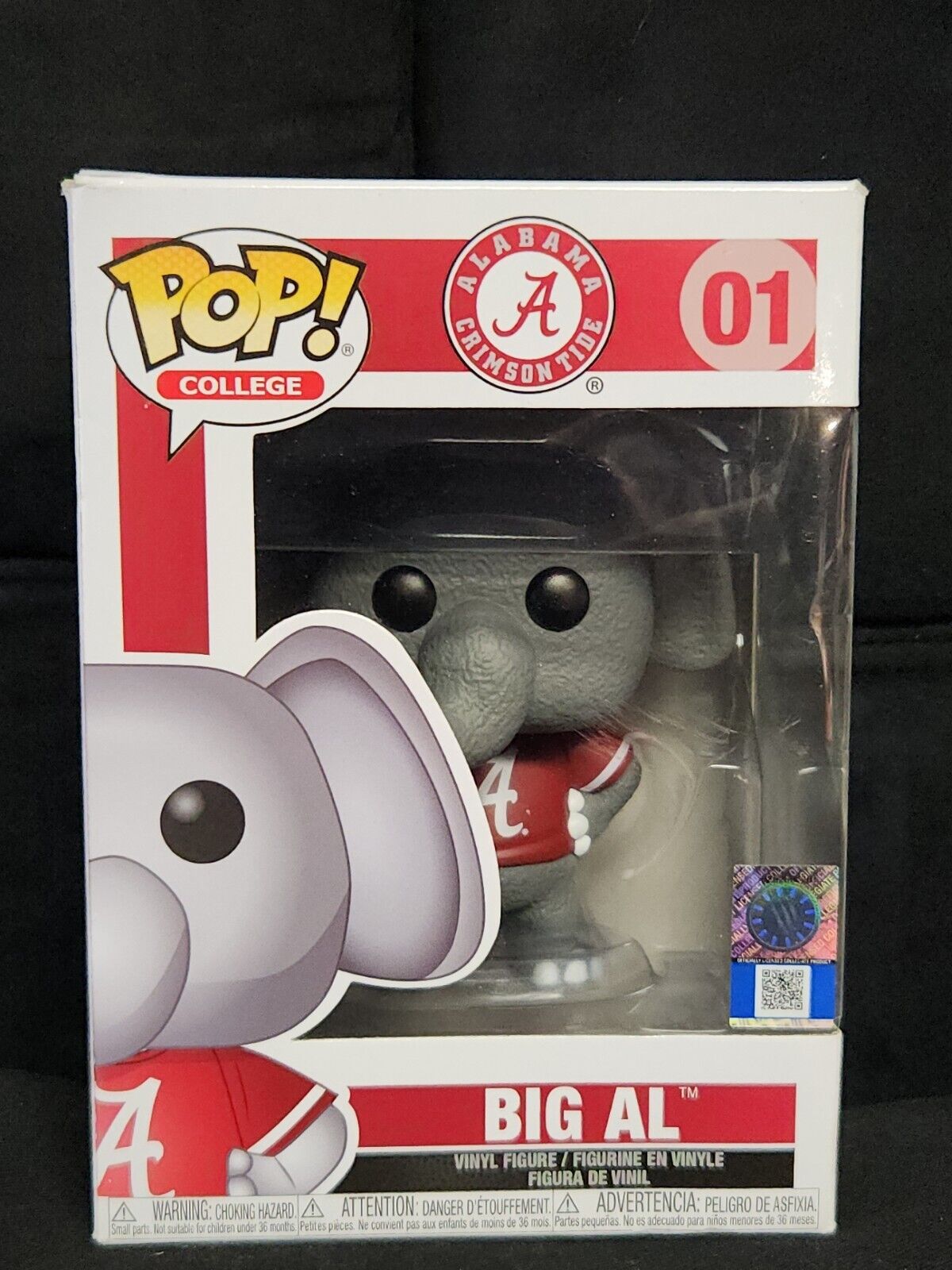 Alabama Crimson Tide #01 Big Al Funko Pop! Vinyl Figure at PristineAuction.com Alabama Crimson Tide #01 Big Al Funko Pop! Vinyl Figure at PristineAuction.com