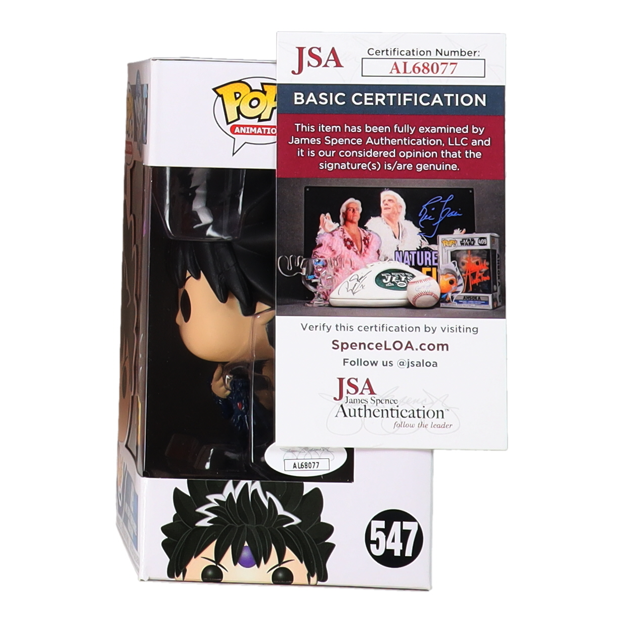 Chuck Huber Signed "YuYu Hakusho" #547 Hiei Funko Pop! Vinyl Figure Inscribed "Dragon of the DarknessFlame!" (JSA) at PristineAuction.com Chuck Huber Signed "YuYu Hakusho" #547 Hiei Funko Pop! Vinyl Figure Inscribed "Dragon of the DarknessFlame!" (JSA) at PristineAuction.com