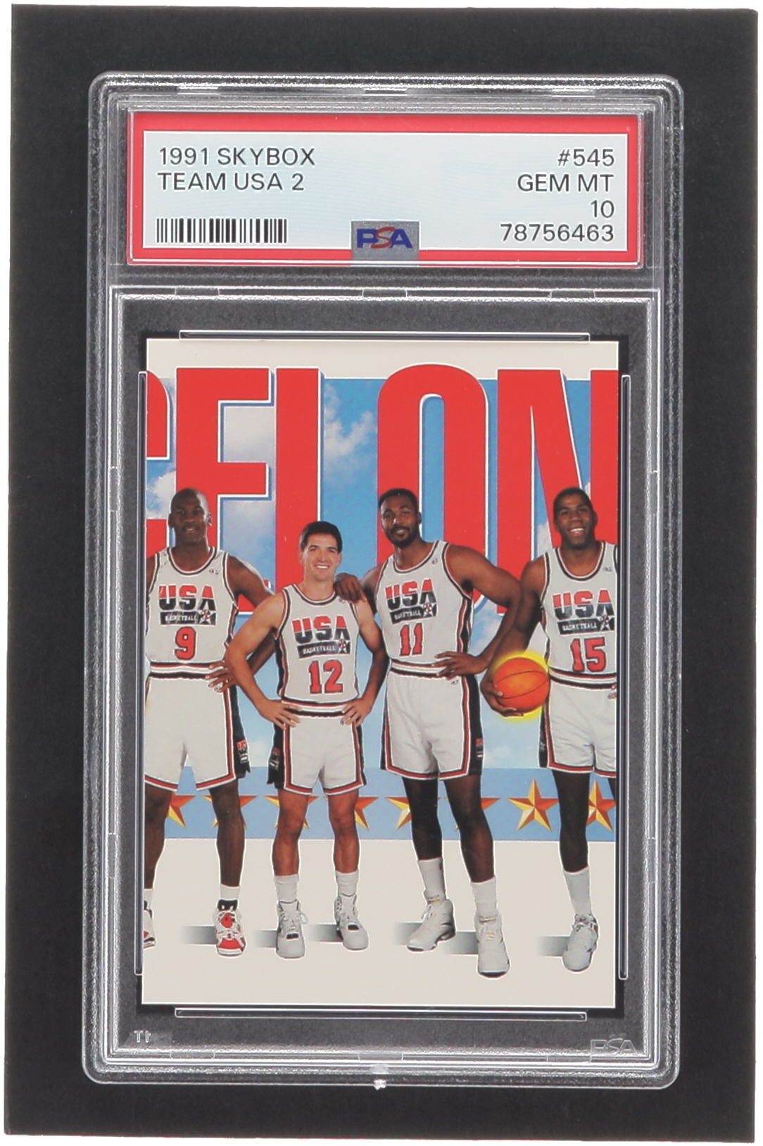 Team USA 2 1991-92 SkyBox #545 (PSA 10) at PristineAuction.com Team USA 2 1991-92 SkyBox #545 (PSA 10) at PristineAuction.com