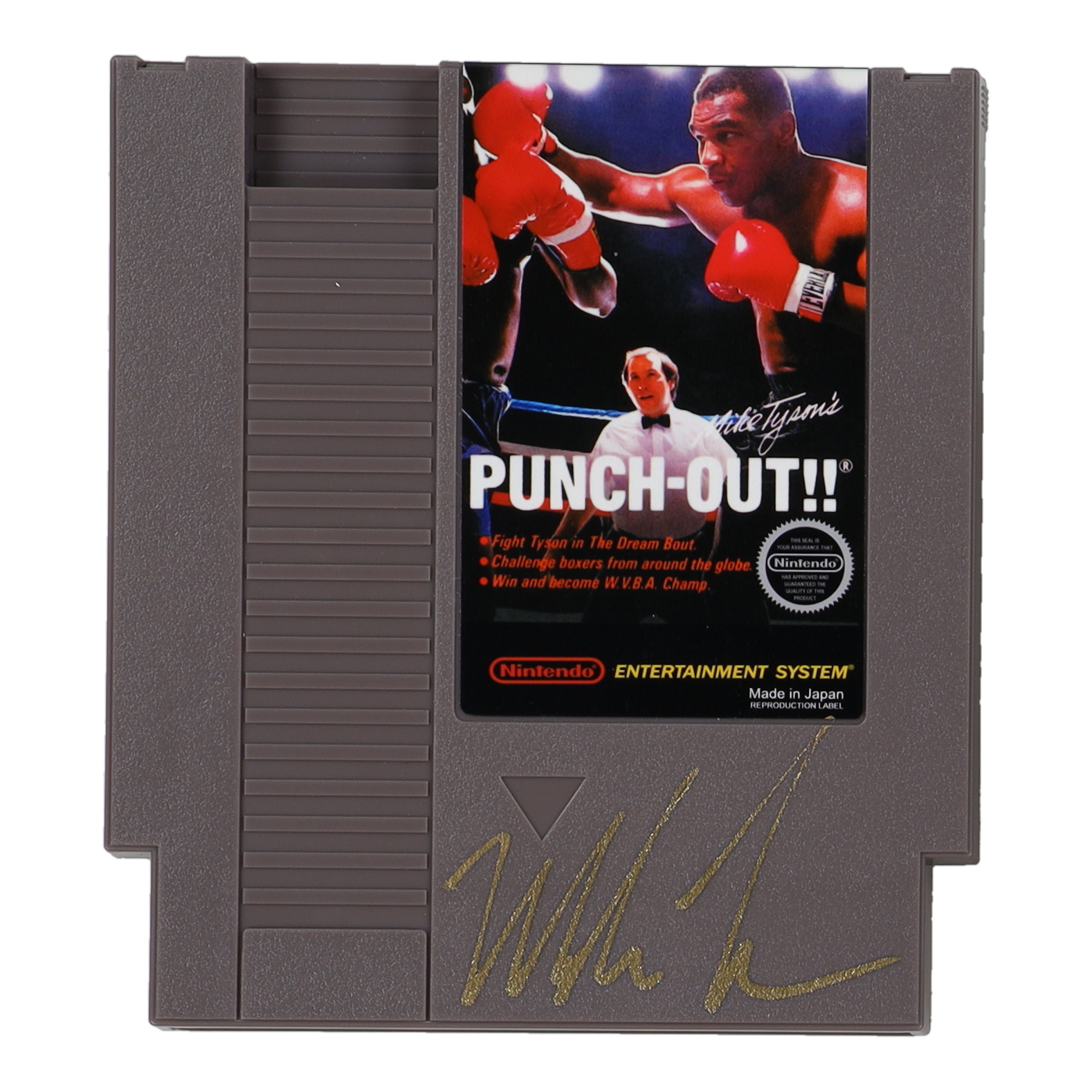 Mike Tyson Signed "Punch-Out!!" Video Game Cartridge (Beckett) at PristineAuction.com Mike Tyson Signed "Punch-Out!!" Video Game Cartridge (Beckett) at PristineAuction.com