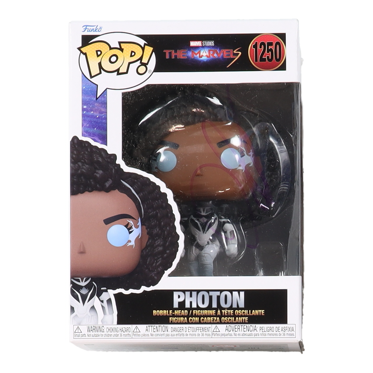 Teyonah Parris Signed "The Marvels" #1250 Photon Funko Pop! Vinyl Figure (Beckett) at PristineAuction.com Teyonah Parris Signed "The Marvels" #1250 Photon Funko Pop! Vinyl Figure (Beckett) at PristineAuction.com