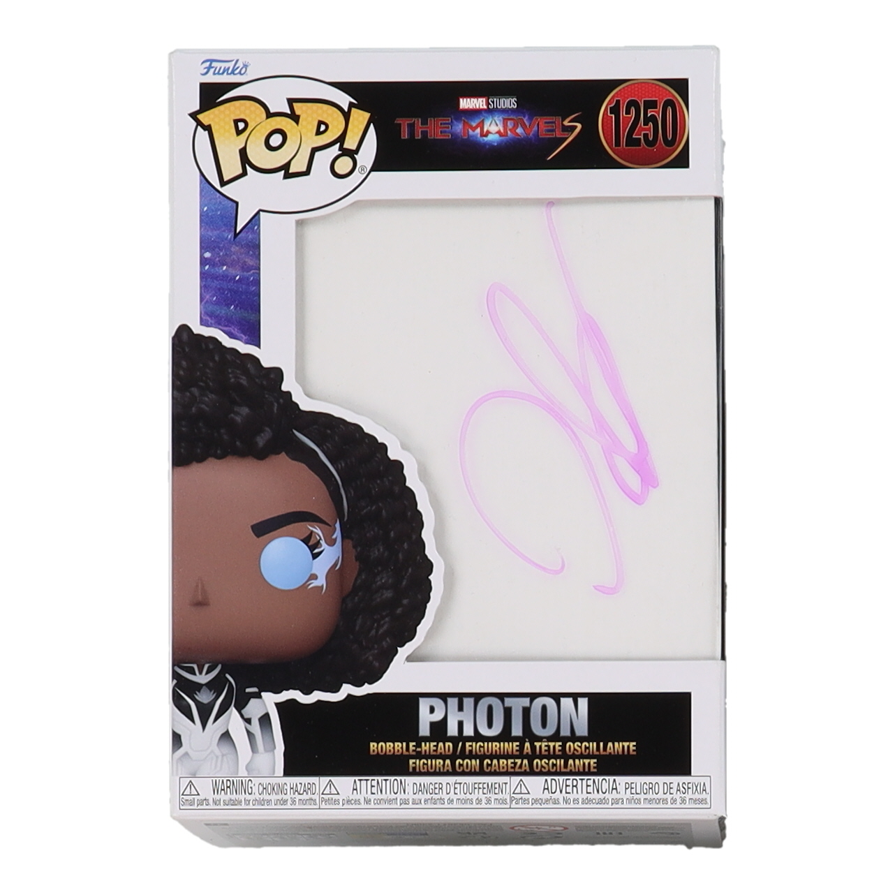 Teyonah Parris Signed "The Marvels" #1250 Photon Funko Pop! Vinyl Figure (Beckett) at PristineAuction.com Teyonah Parris Signed "The Marvels" #1250 Photon Funko Pop! Vinyl Figure (Beckett) at PristineAuction.com