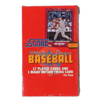 1988 Score Baseball Wax Box With (36) Packs at PristineAuction.com
