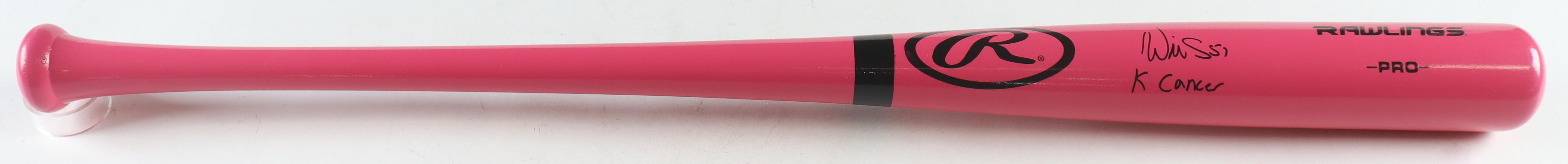 Will Smith Signed Rawlings Pro Baseball Bat Inscribed "K Cancer" (Radtke) at PristineAuction.com Will Smith Signed Rawlings Pro Baseball Bat Inscribed "K Cancer" (Radtke) at PristineAuction.com