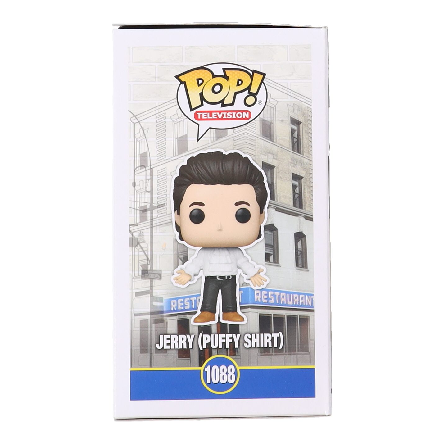 Steve Hytner Signed "Seinfeld" #1088 Jerry (Puffy Shirt) Funko Pop! Vinyl Figure Inscribed "Bania" & "Im Huge! Jerry!!" (JSA) at PristineAuction.com Steve Hytner Signed "Seinfeld" #1088 Jerry (Puffy Shirt) Funko Pop! Vinyl Figure Inscribed "Bania" & "Im Huge! Jerry!!" (JSA) at PristineAuction.com