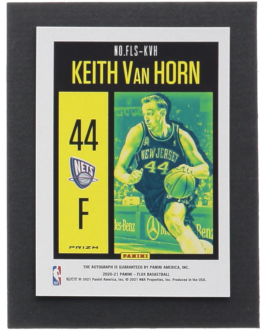 Keith Van Horn 2020-21 Panini Flux Flux Signatures #16 at PristineAuction.com Keith Van Horn 2020-21 Panini Flux Flux Signatures #16 at PristineAuction.com