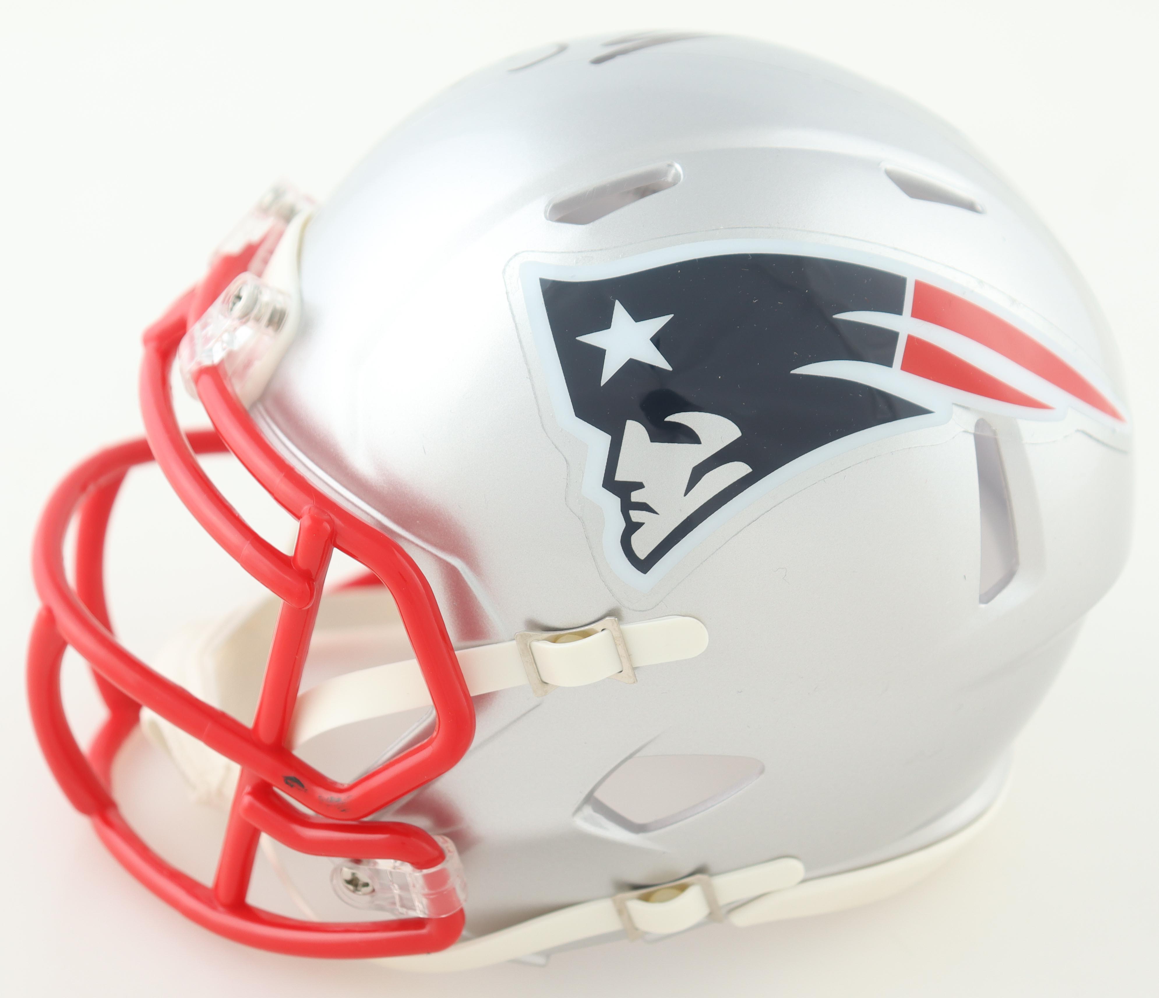 Matthew Slater Signed Patriots Speed Mini Helmet Inscribed "3x SB Champ" (Beckett) at PristineAuction.com Matthew Slater Signed Patriots Speed Mini Helmet Inscribed "3x SB Champ" (Beckett) at PristineAuction.com