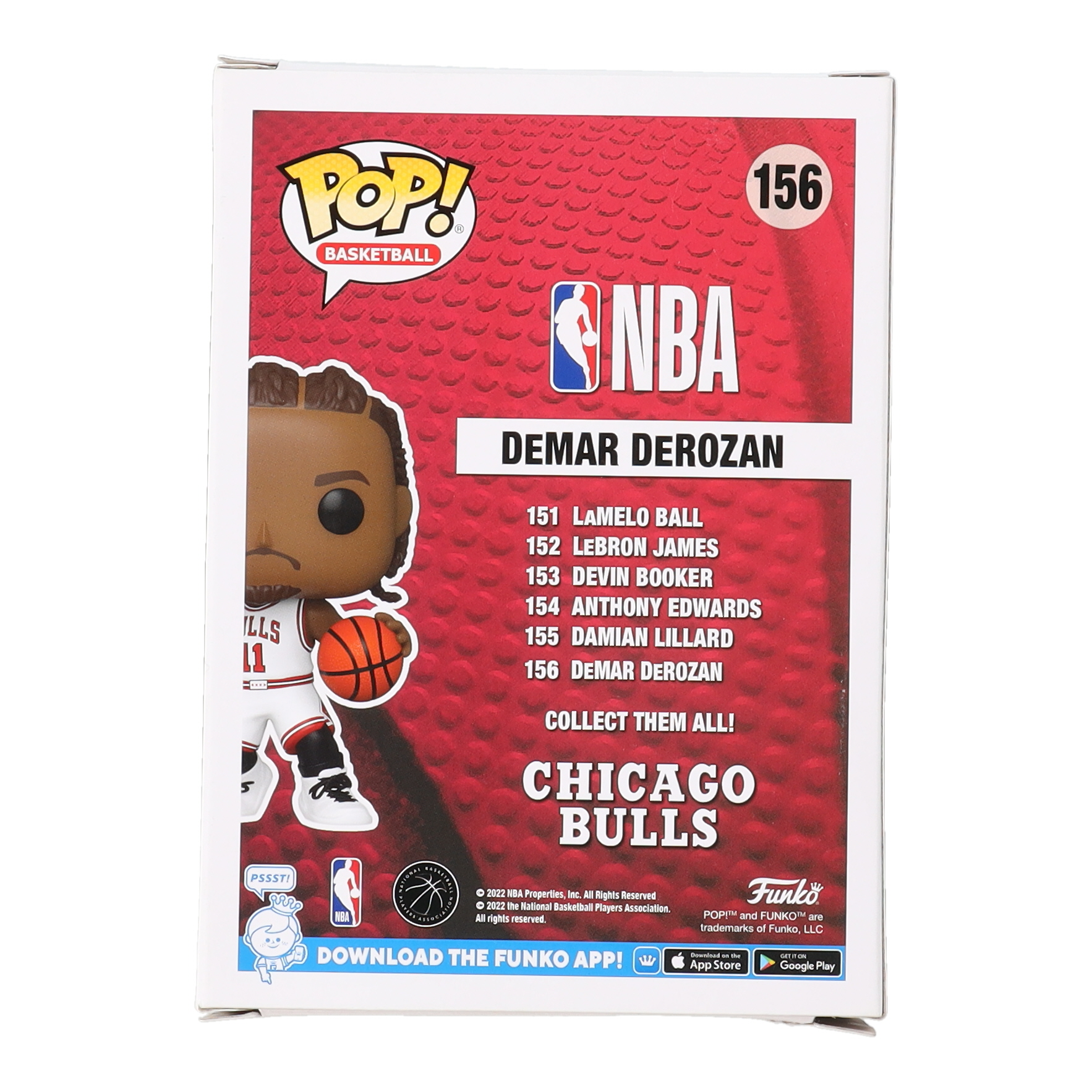 DeMar DeRozan Signed Bulls #156 Funko Pop! Vinyl Figure (PSA) at PristineAuction.com DeMar DeRozan Signed Bulls #156 Funko Pop! Vinyl Figure (PSA) at PristineAuction.com