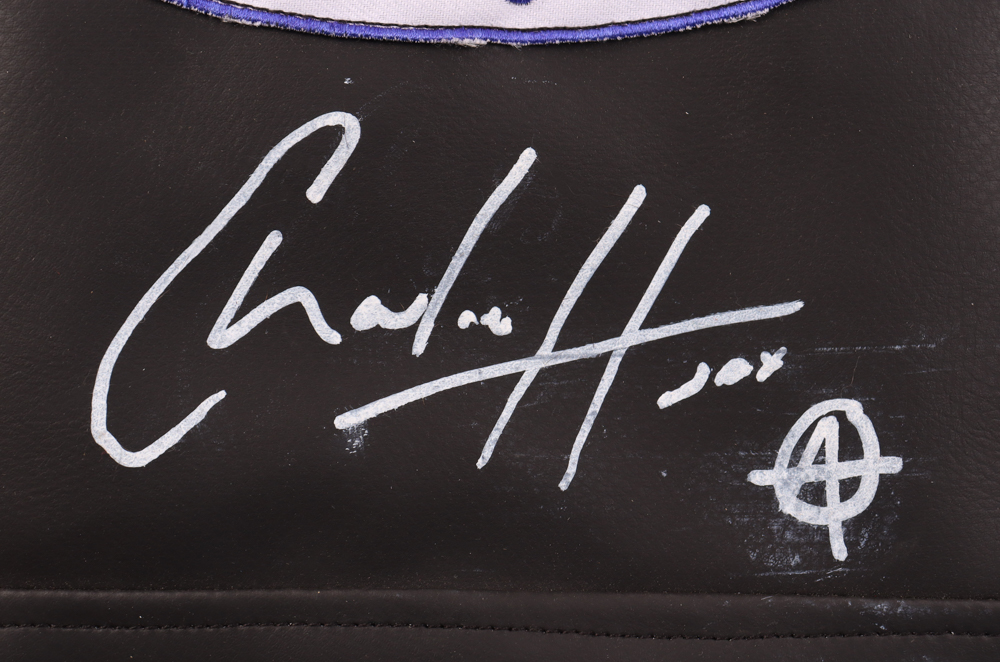 Charlie Hunnam Signed Vest With Character Inscription (JSA) at PristineAuction.com Charlie Hunnam Signed Vest With Character Inscription (JSA) at PristineAuction.com