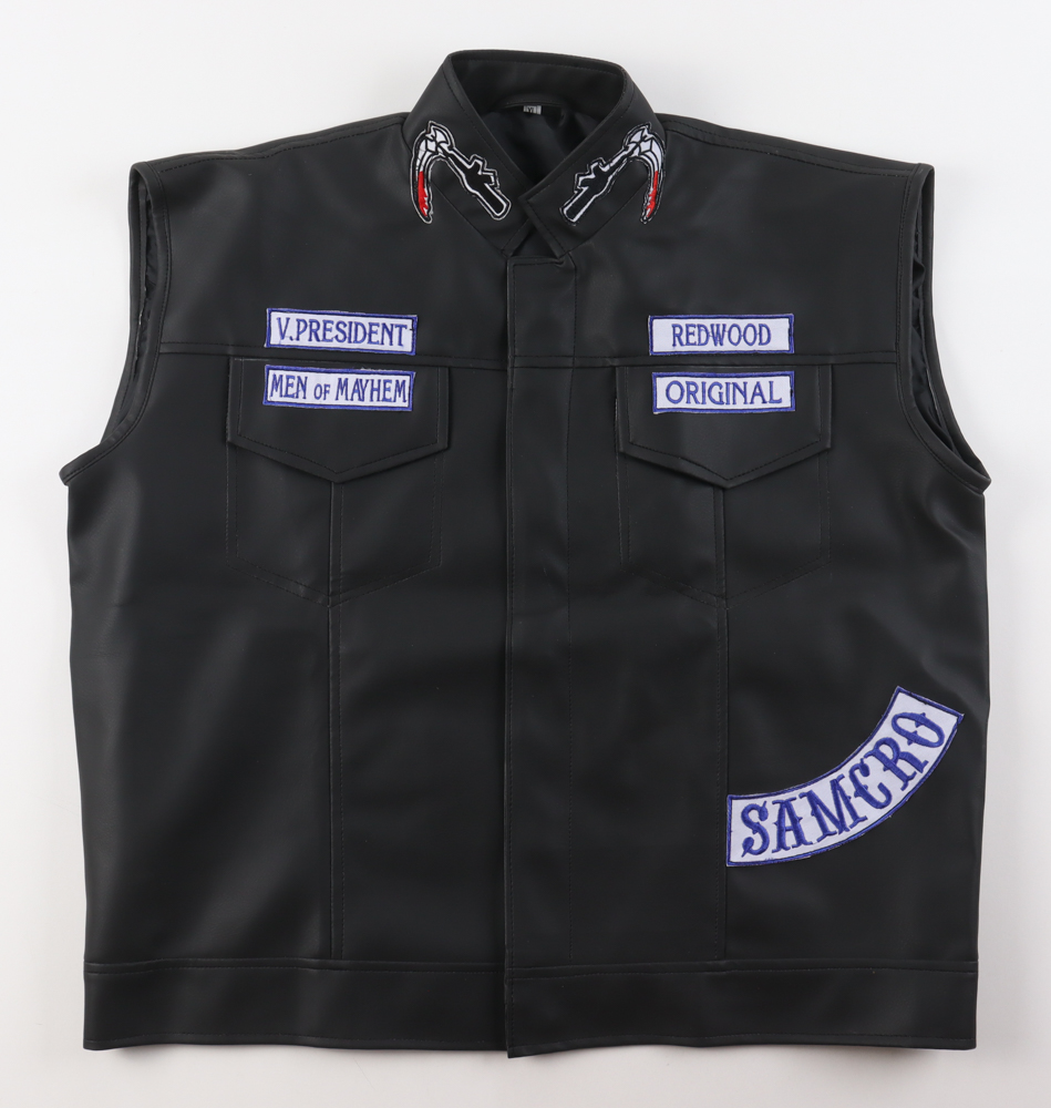 Charlie Hunnam Signed Vest With Character Inscription (JSA) at PristineAuction.com Charlie Hunnam Signed Vest With Character Inscription (JSA) at PristineAuction.com