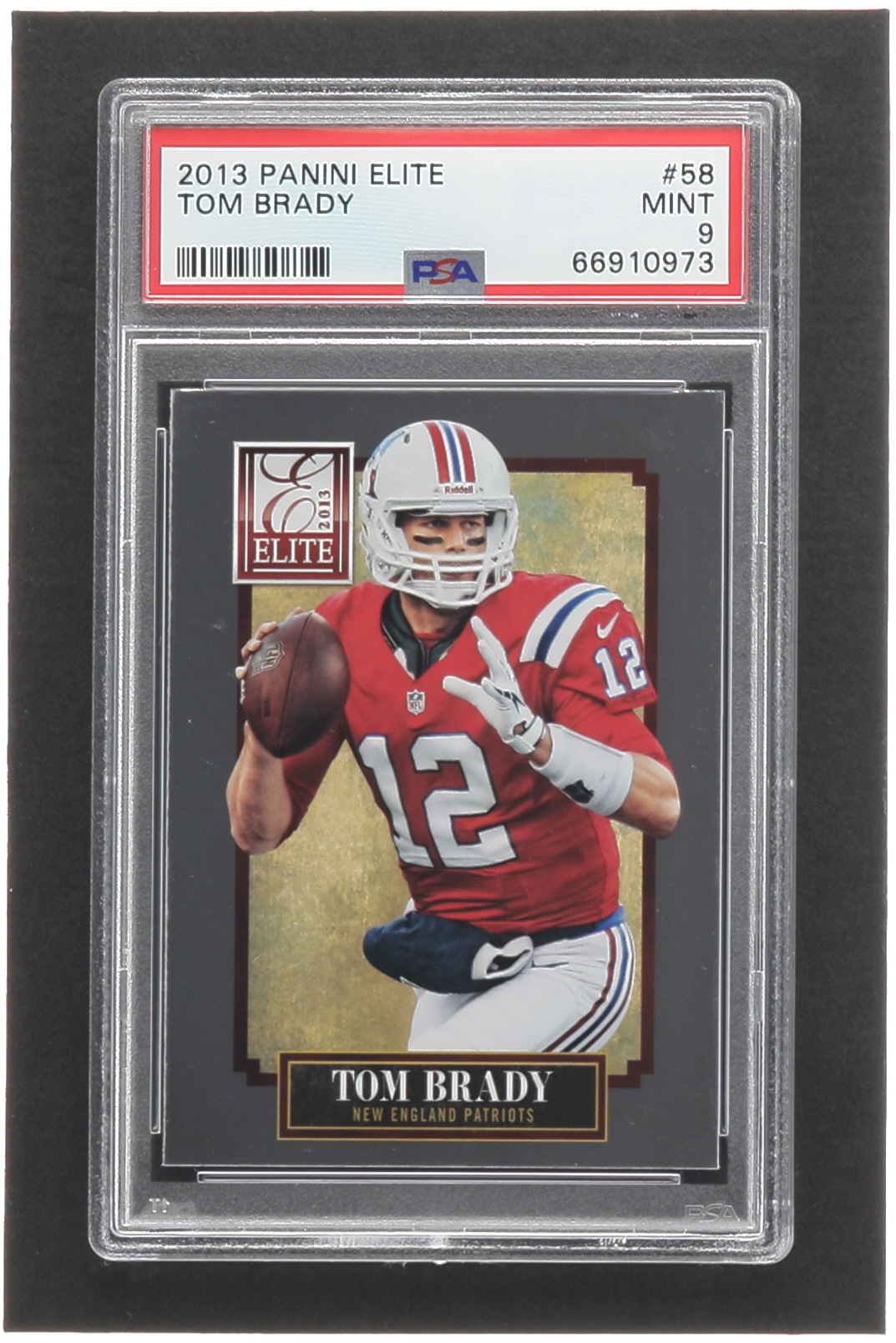Tom Brady 2013 Elite #58 (PSA 9) at PristineAuction.com Tom Brady 2013 Elite #58 (PSA 9) at PristineAuction.com