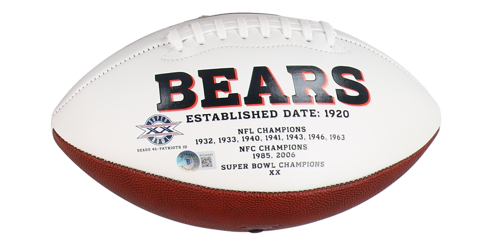 Doug Plank Signed Bears Logo Football Inscribed "Human Missile" (Beckett) at PristineAuction.com Doug Plank Signed Bears Logo Football Inscribed "Human Missile" (Beckett) at PristineAuction.com