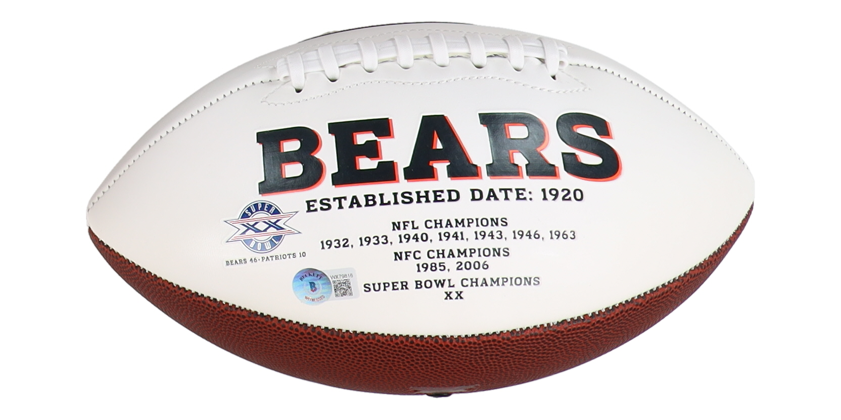 Jaquan Brisker Signed Bears Logo Football (Beckett) at PristineAuction.com Jaquan Brisker Signed Bears Logo Football (Beckett) at PristineAuction.com