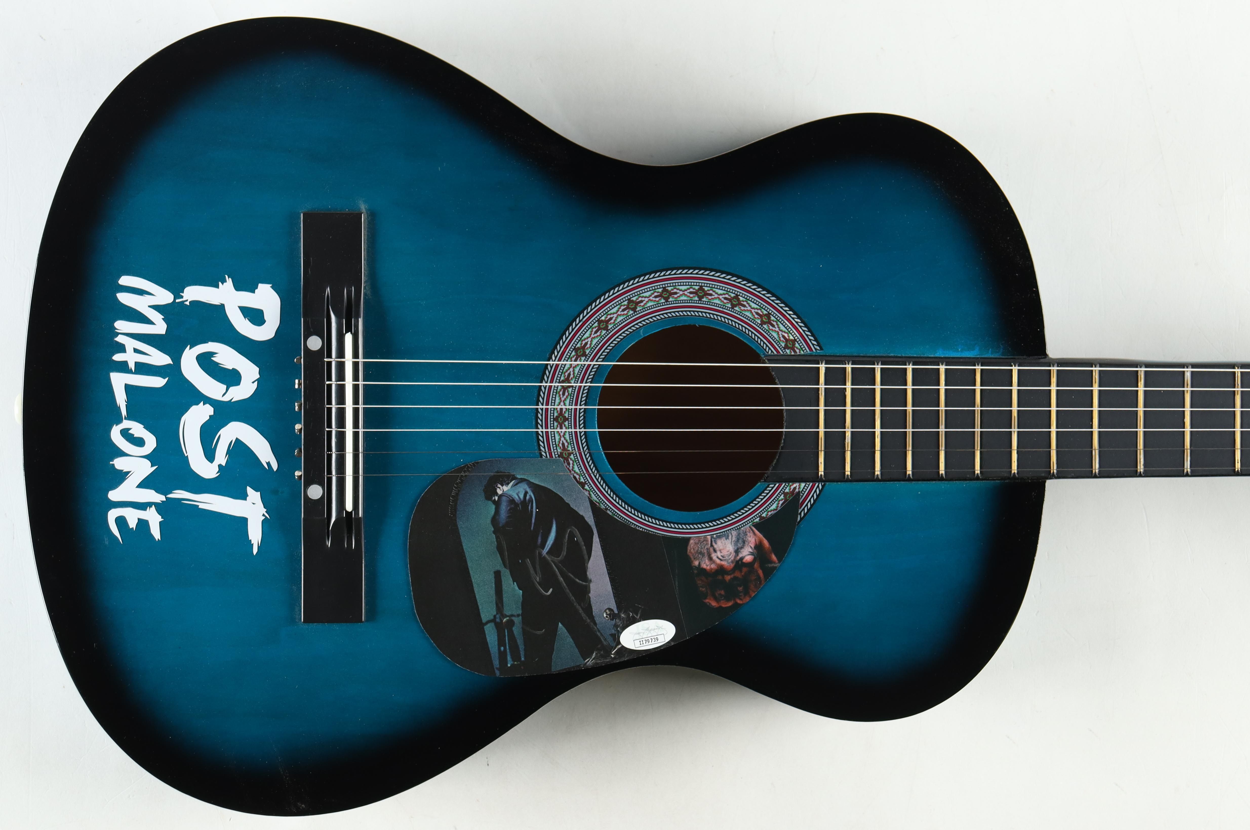 Post Malone Signed 38" Acoustic Guitar (JSA) at PristineAuction.com Post Malone Signed 38" Acoustic Guitar (JSA) at PristineAuction.com