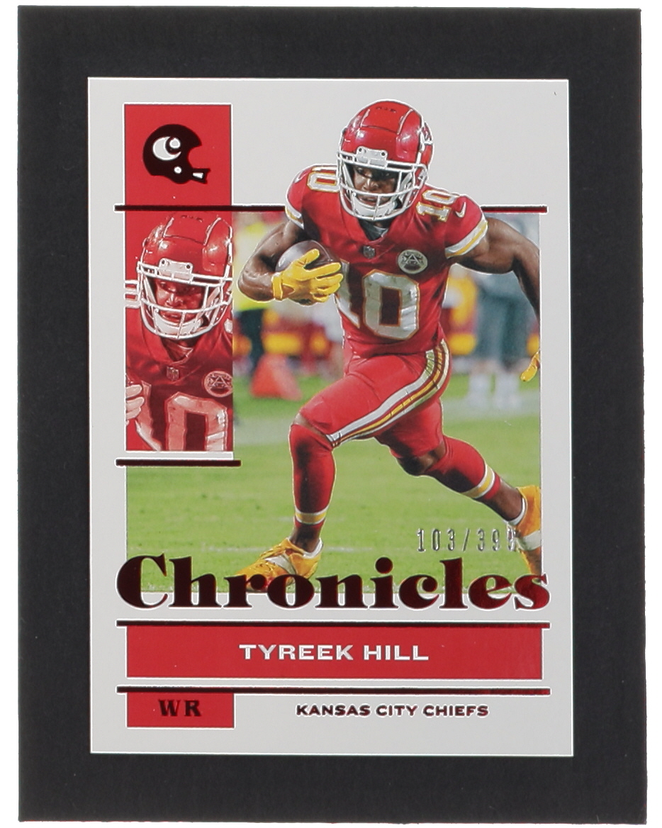 Tyreek Hill 2021 Panini Chronicles Red #55 #103/399 at PristineAuction.com Tyreek Hill 2021 Panini Chronicles Red #55 #103/399 at PristineAuction.com
