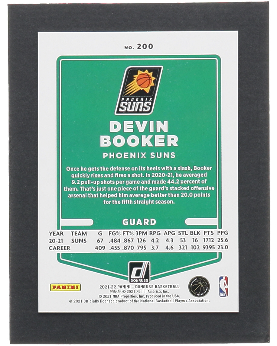 Devin Booker 2021-22 Donruss Holo Laser #200 #035/149 at PristineAuction.com Devin Booker 2021-22 Donruss Holo Laser #200 #035/149 at PristineAuction.com