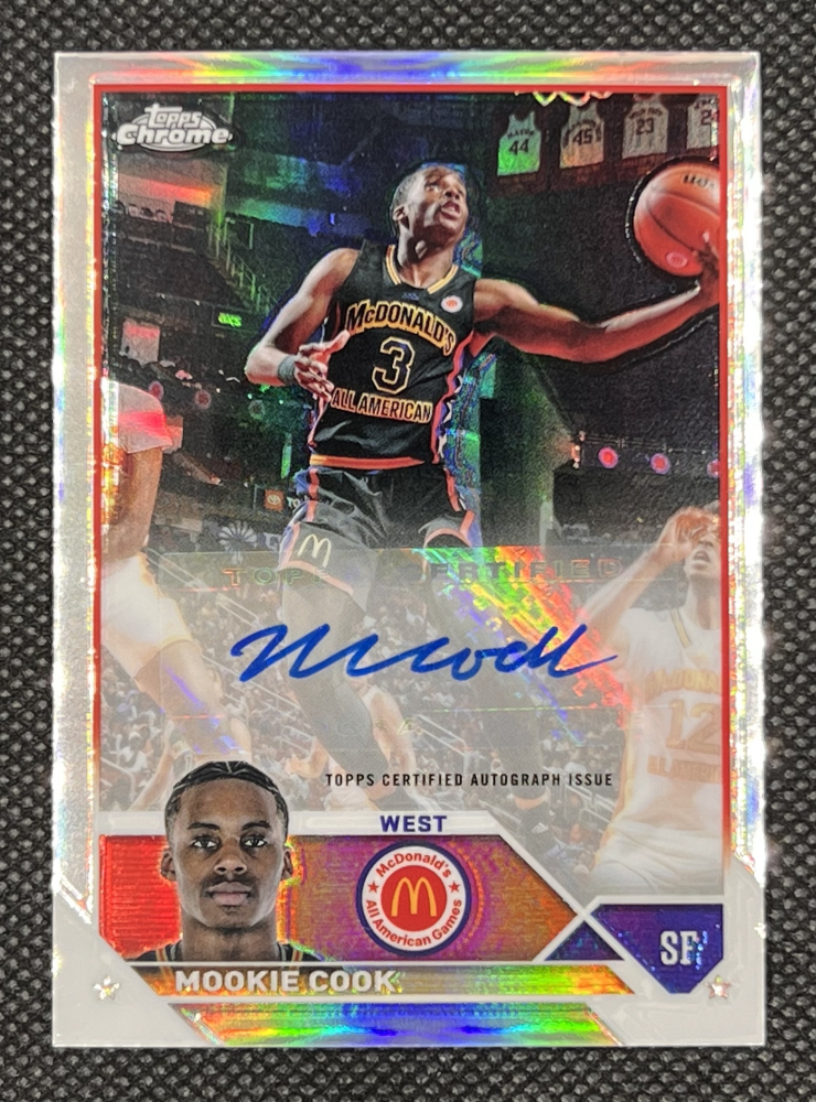 2023 Topps Chrome McDonald's All American Basketball Mookie Cook #CA-MC