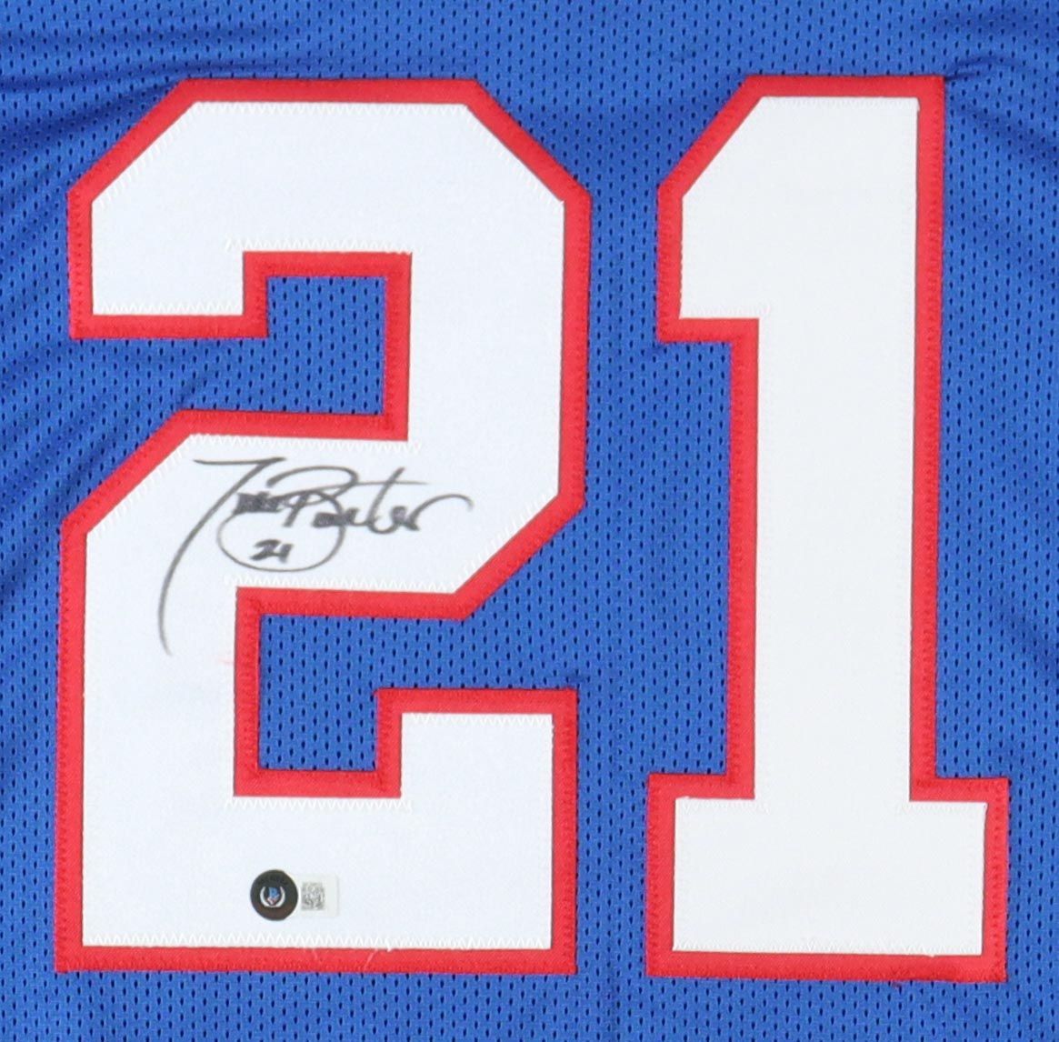 Tiki Barber Signed Jersey (Beckett) at PristineAuction.com Tiki Barber Signed Jersey (Beckett) at PristineAuction.com