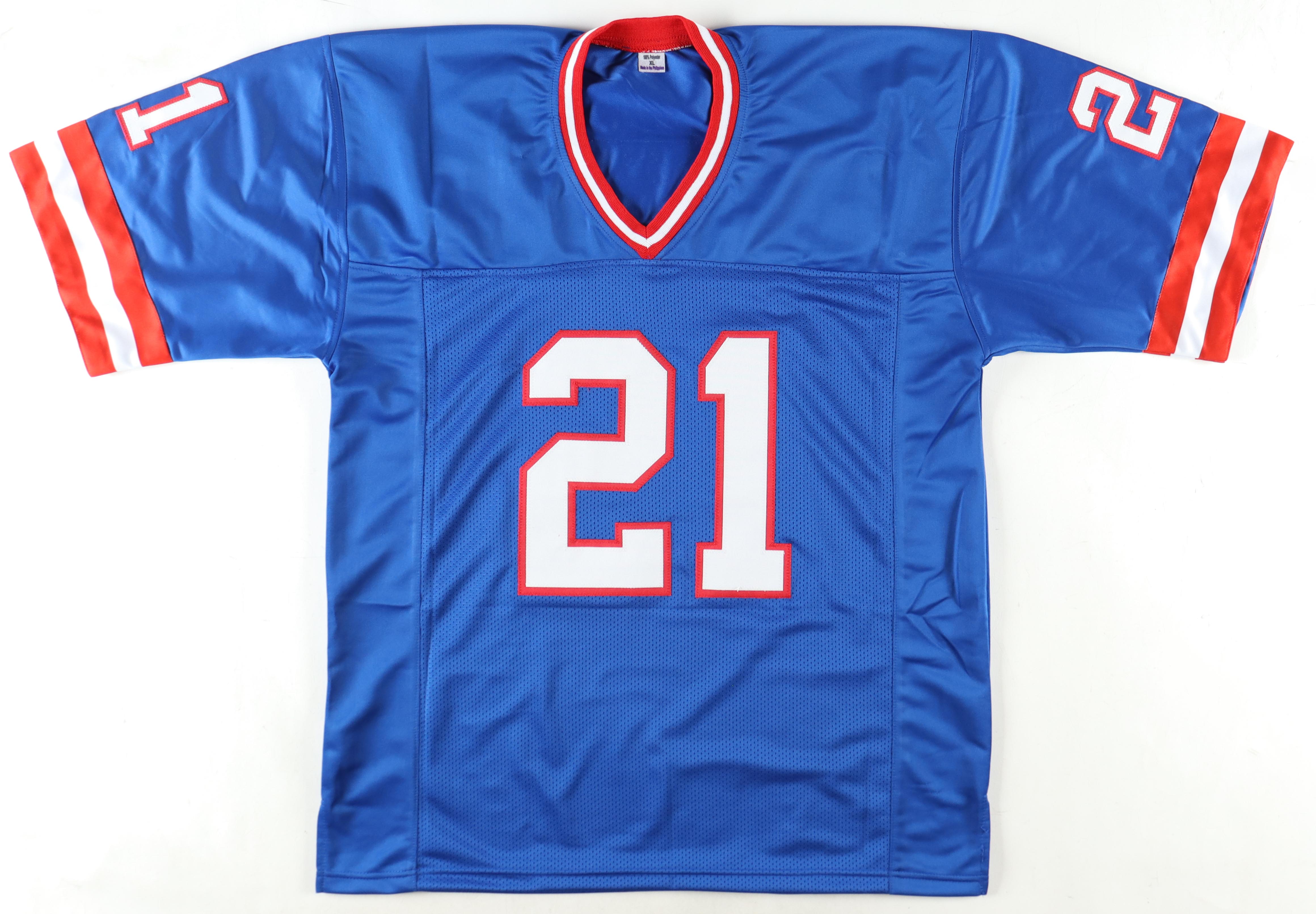 Tiki Barber Signed Jersey (Beckett) at PristineAuction.com Tiki Barber Signed Jersey (Beckett) at PristineAuction.com