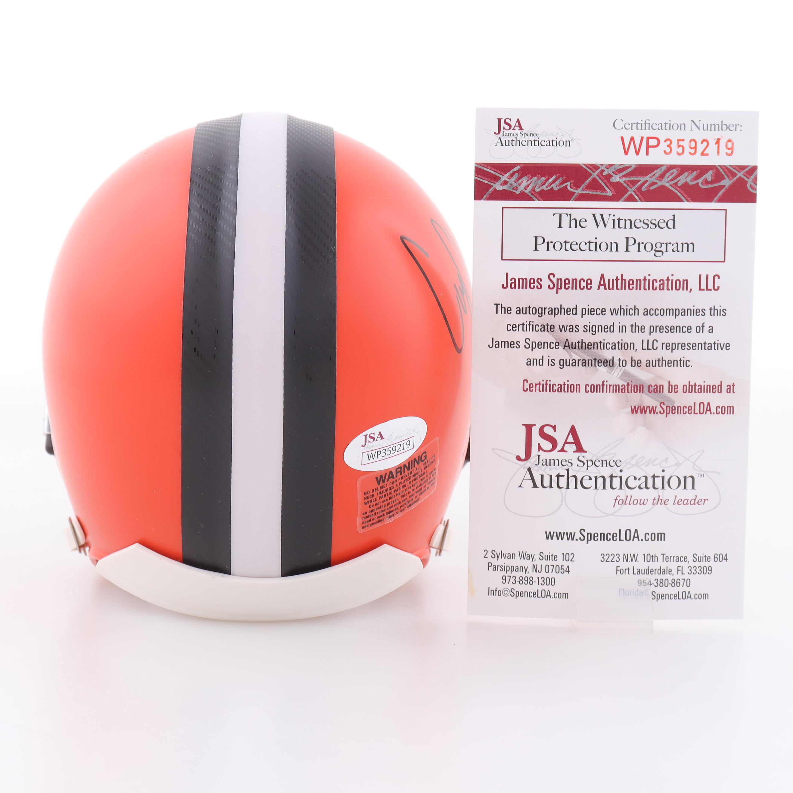 Corey Coleman Signed Browns Mini Helmet (JSA) at PristineAuction.com Corey Coleman Signed Browns Mini Helmet (JSA) at PristineAuction.com