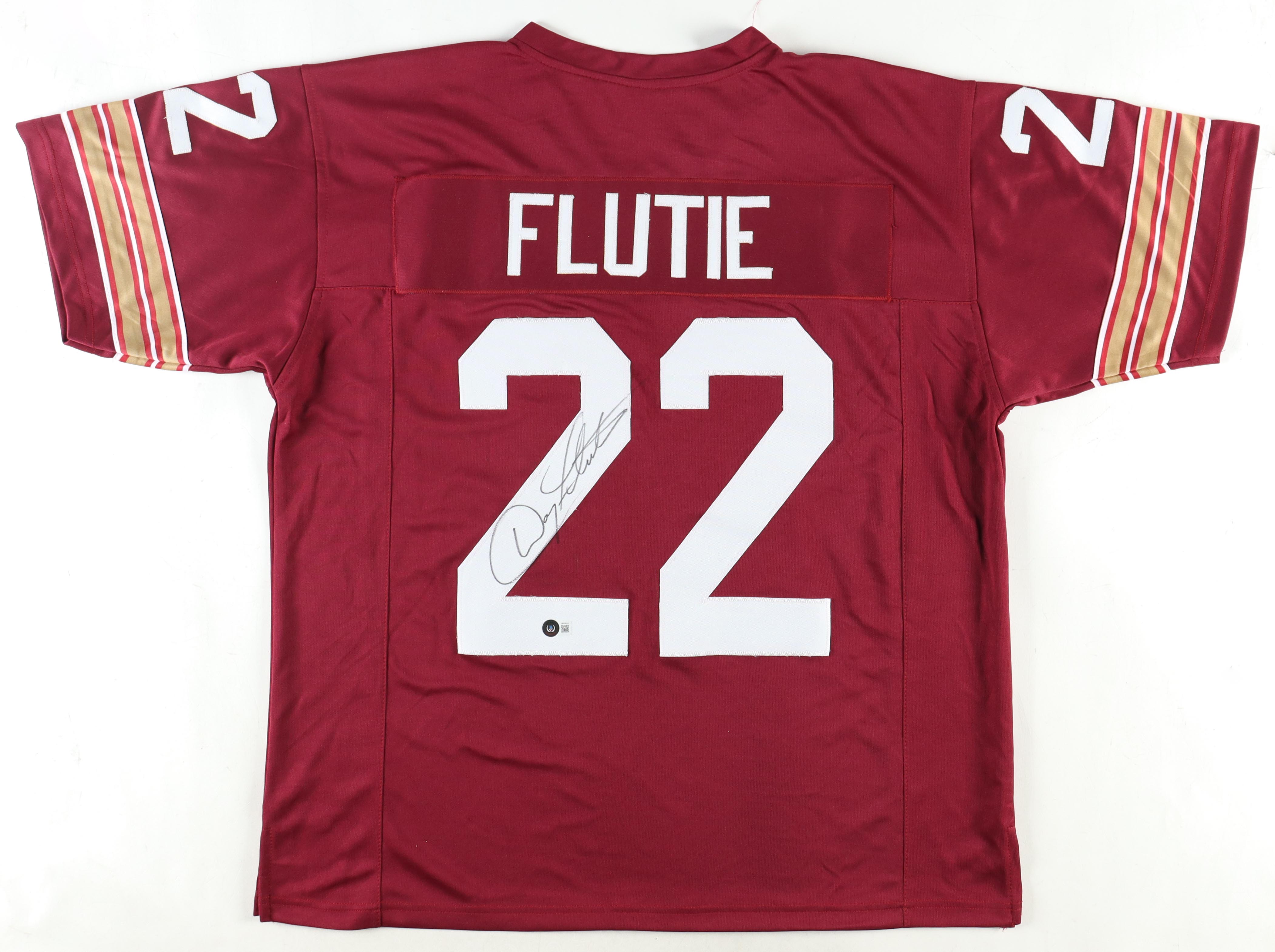 Doug Flutie Signed Jersey (Beckett) at PristineAuction.com Doug Flutie Signed Jersey (Beckett) at PristineAuction.com