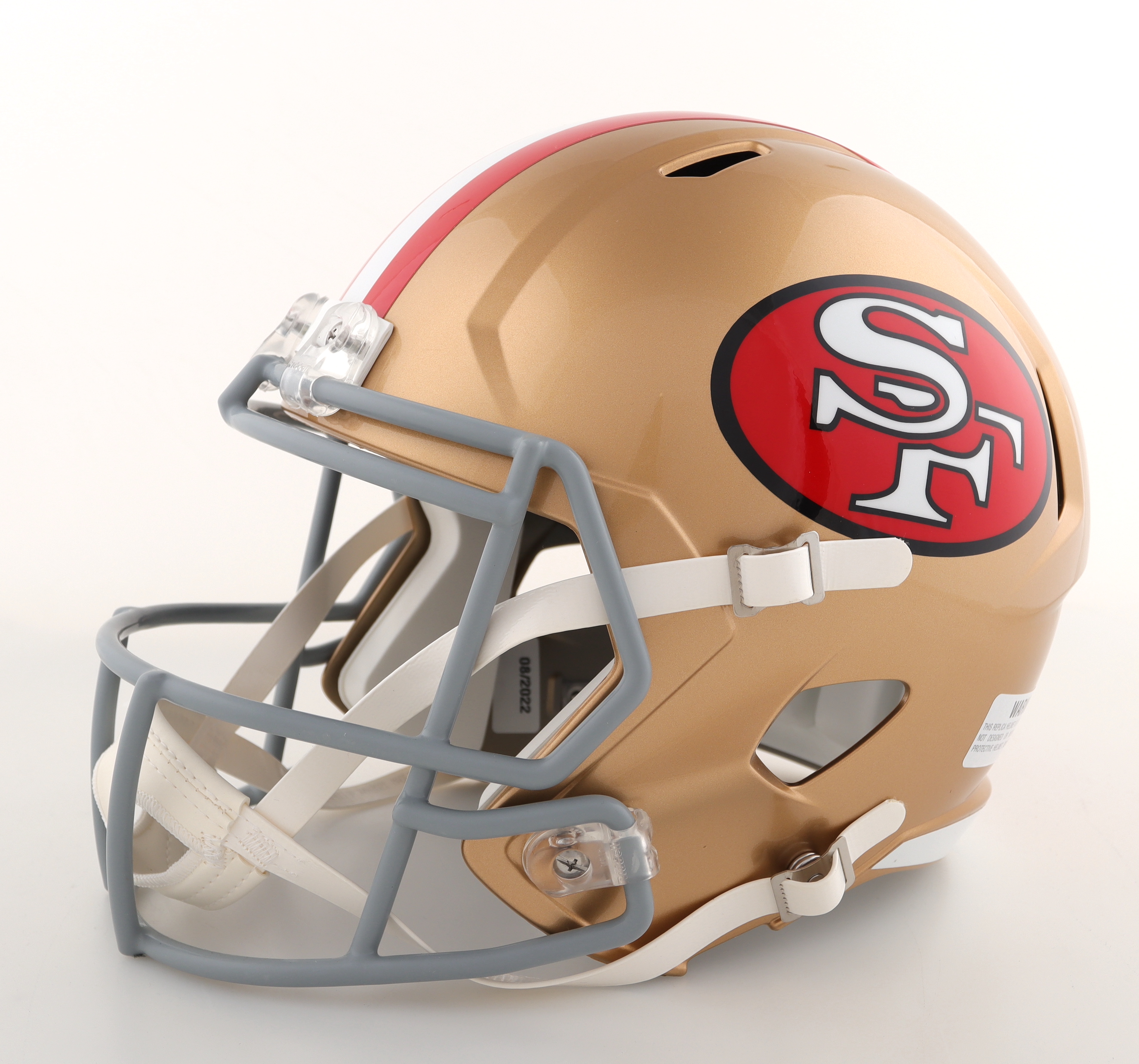 Jerry Rice Signed 49ers Full-Size Speed Helmet (Fanatics) at PristineAuction.com Jerry Rice Signed 49ers Full-Size Speed Helmet (Fanatics) at PristineAuction.com