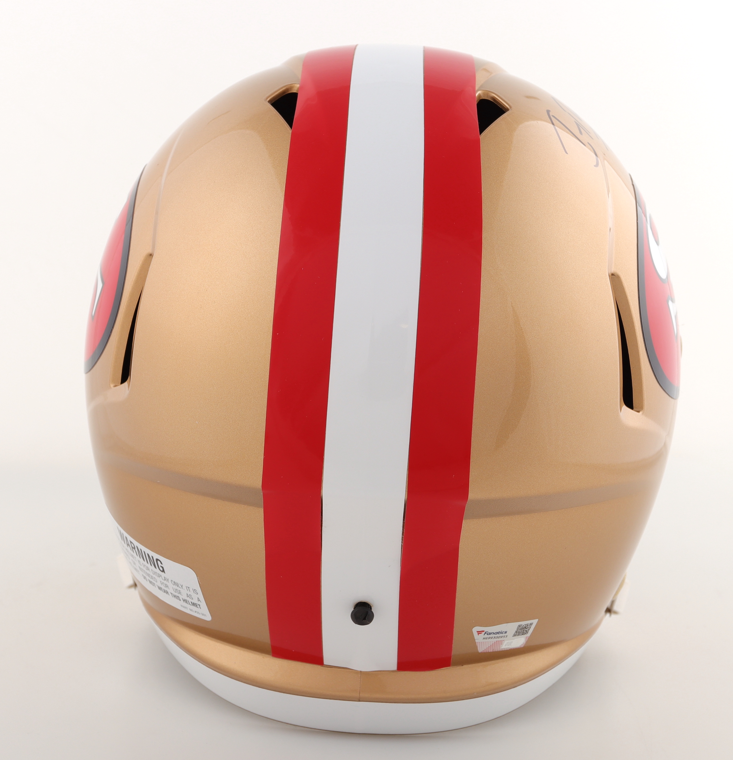 Jerry Rice Signed 49ers Full-Size Speed Helmet (Fanatics) at PristineAuction.com Jerry Rice Signed 49ers Full-Size Speed Helmet (Fanatics) at PristineAuction.com