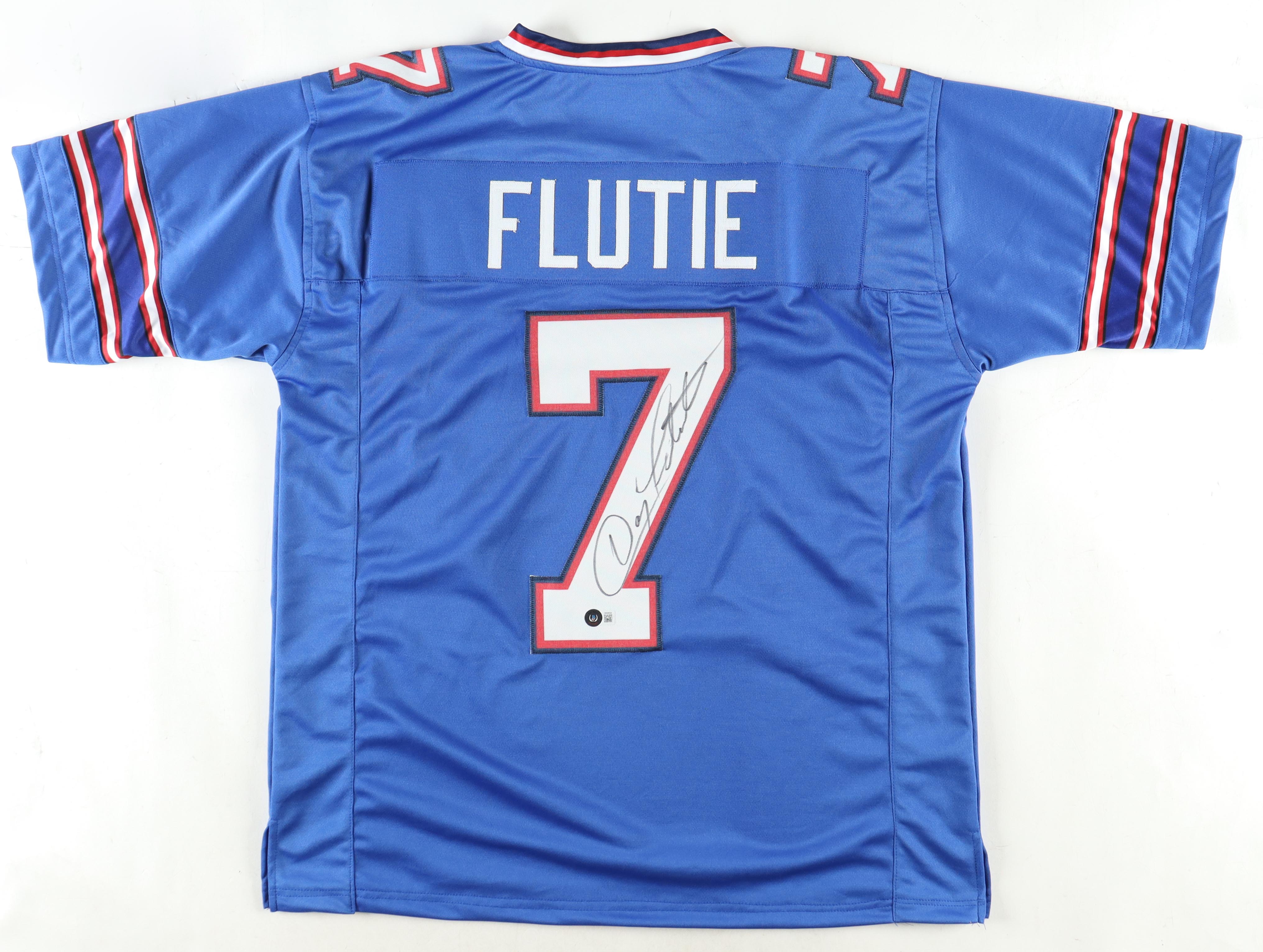 Doug Flutie Signed Jersey (Beckett) at PristineAuction.com Doug Flutie Signed Jersey (Beckett) at PristineAuction.com