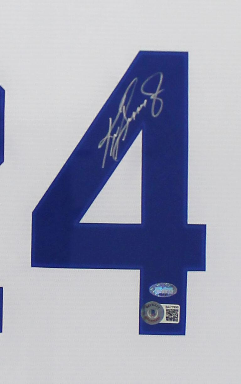 Ken Griffey Jr. Signed Mariners Custom Framed Jersey Display with LED Lights (Beckett) at PristineAuction.com Ken Griffey Jr. Signed Mariners Custom Framed Jersey Display with LED Lights (Beckett) at PristineAuction.com