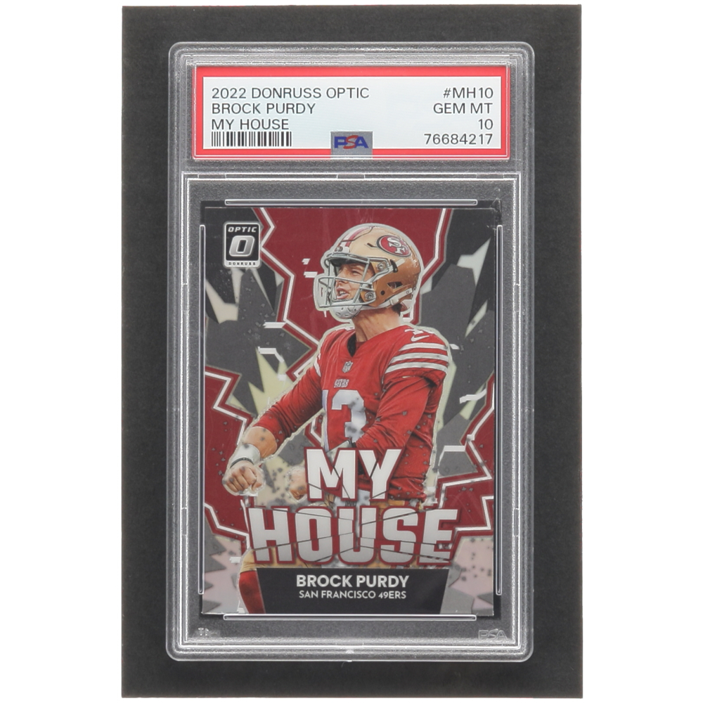 Brock Purdy 2022 Donruss Optic My House 10 Rc Psa 10 Pristine Auction