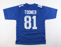 Amani Toomer Signed Jersey Inscribed "SB XLII Champs" (Beckett) at PristineAuction.com