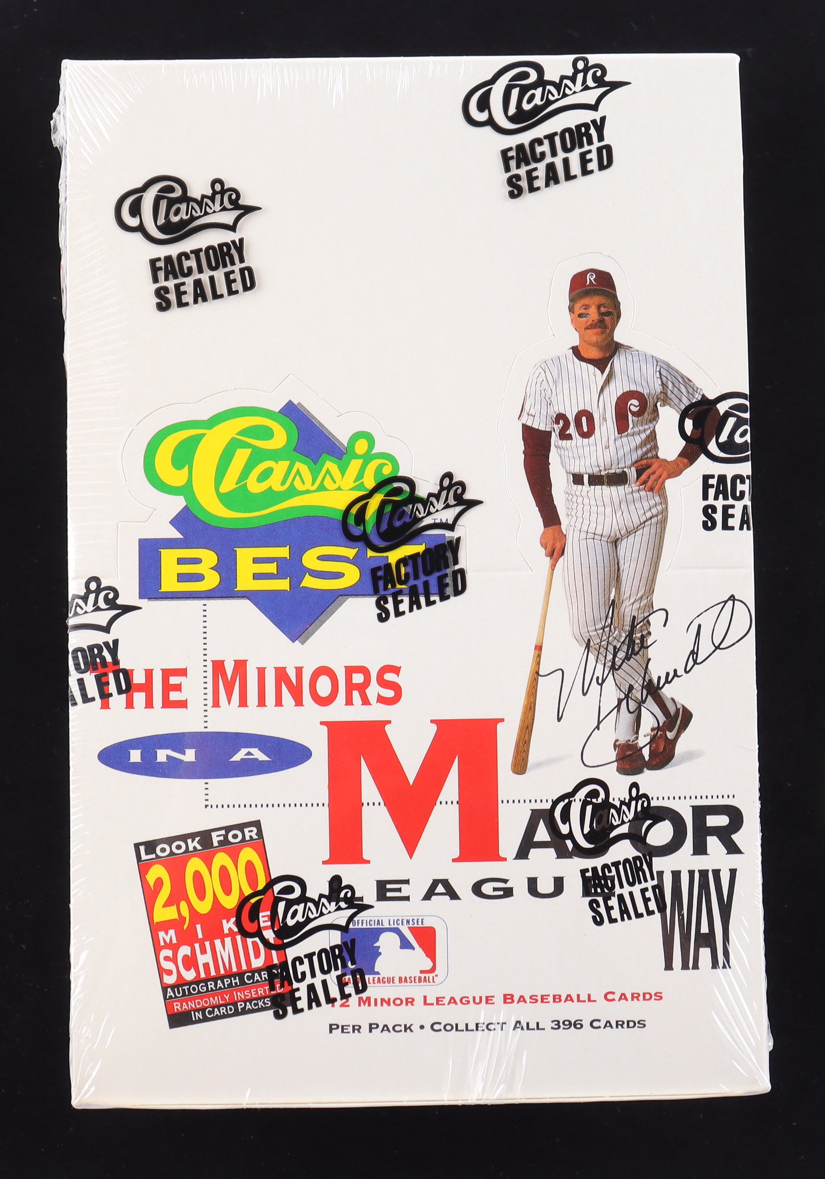 1991 Classic Best The Minors in a Major League Way Box with (36) Packs at PristineAuction.com 1991 Classic Best The Minors in a Major League Way Box with (36) Packs at PristineAuction.com