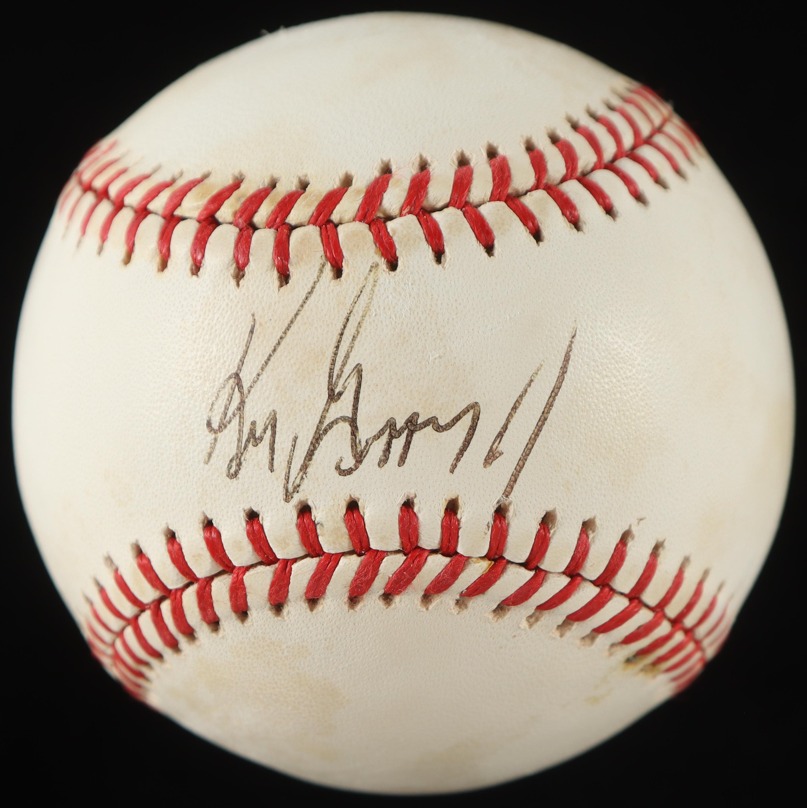 Ken Griffey Jr. Signed OAL Baseball With Wood Display Case (PSA) at PristineAuction.com Ken Griffey Jr. Signed OAL Baseball With Wood Display Case (PSA) at PristineAuction.com