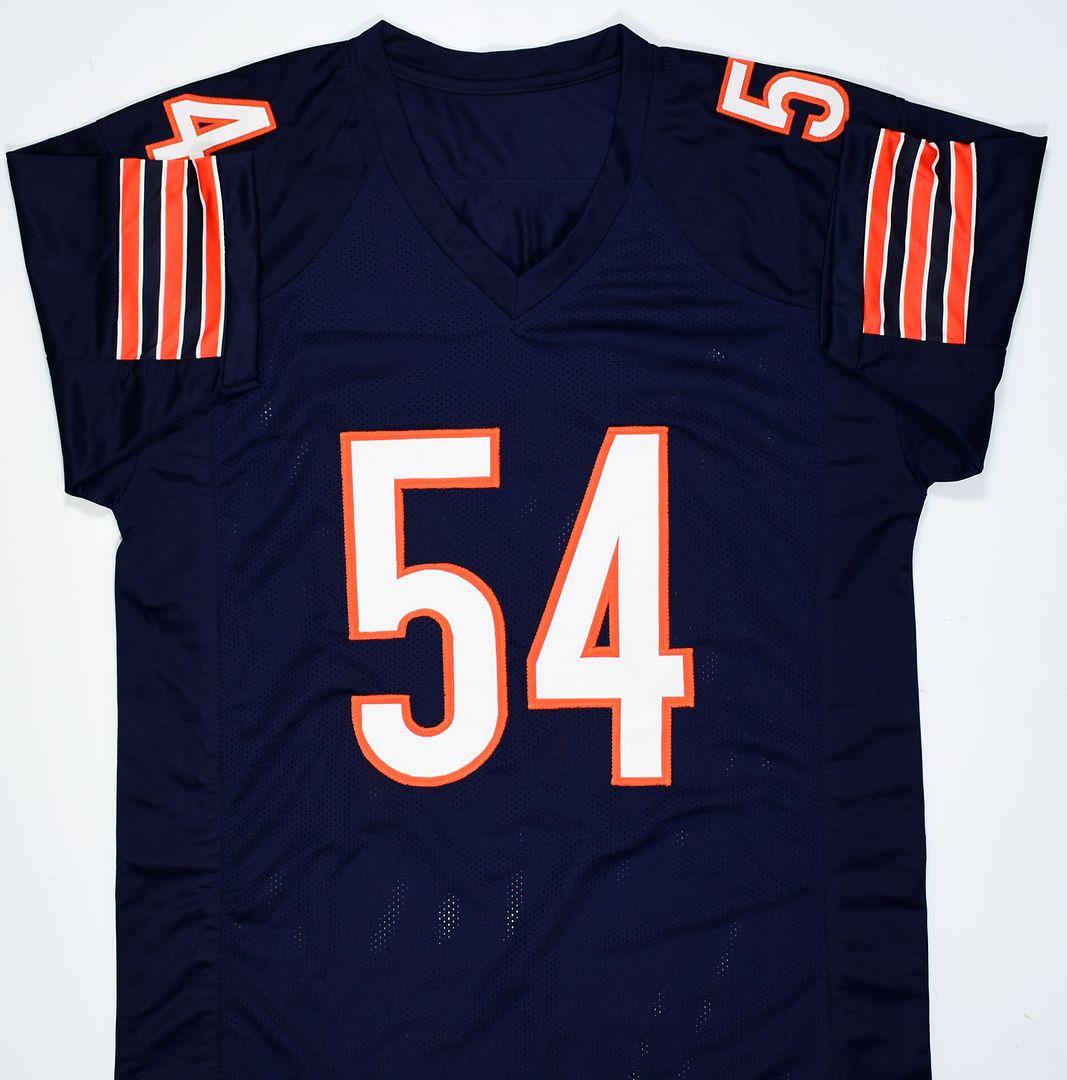 Brian Urlacher Signed Jersey Inscribed "HOF 18" & "Monster of the Midway" (Beckett) at PristineAuction.com Brian Urlacher Signed Jersey Inscribed "HOF 18" & "Monster of the Midway" (Beckett) at PristineAuction.com