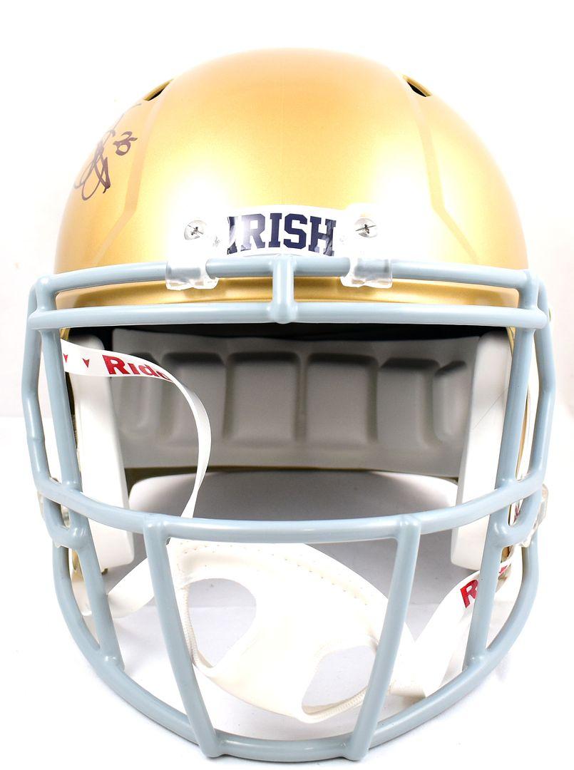 Rocket Ismail Signed Notre Dame Fighting Irish Full-Size Speed Helmet Inscribed "'88 National Champs" (Beckett & Prova) at PristineAuction.com Rocket Ismail Signed Notre Dame Fighting Irish Full-Size Speed Helmet Inscribed "'88 National Champs" (Beckett & Prova) at PristineAuction.com